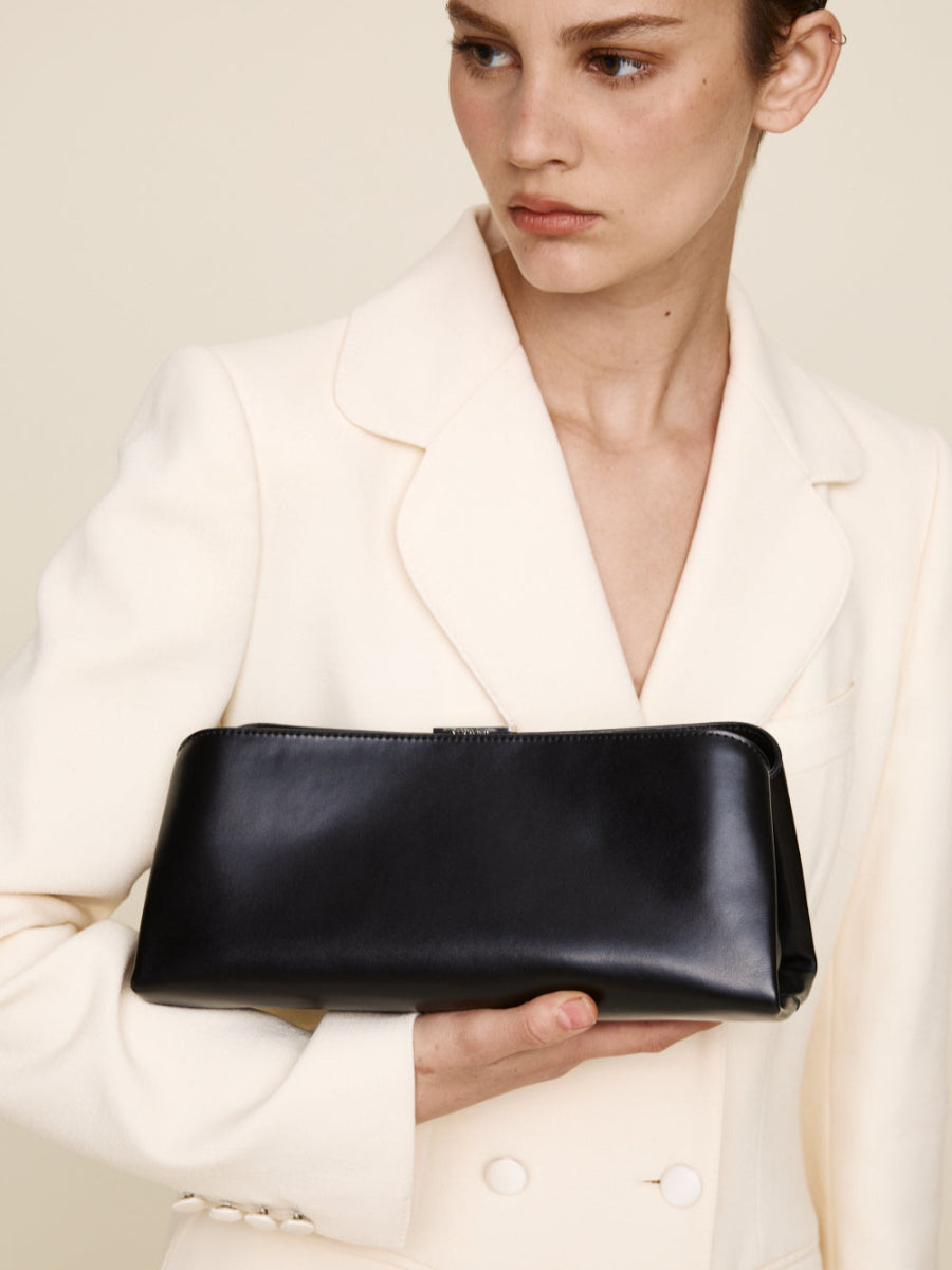 Silver Noir Éclair Bag (Pre-Order Only)