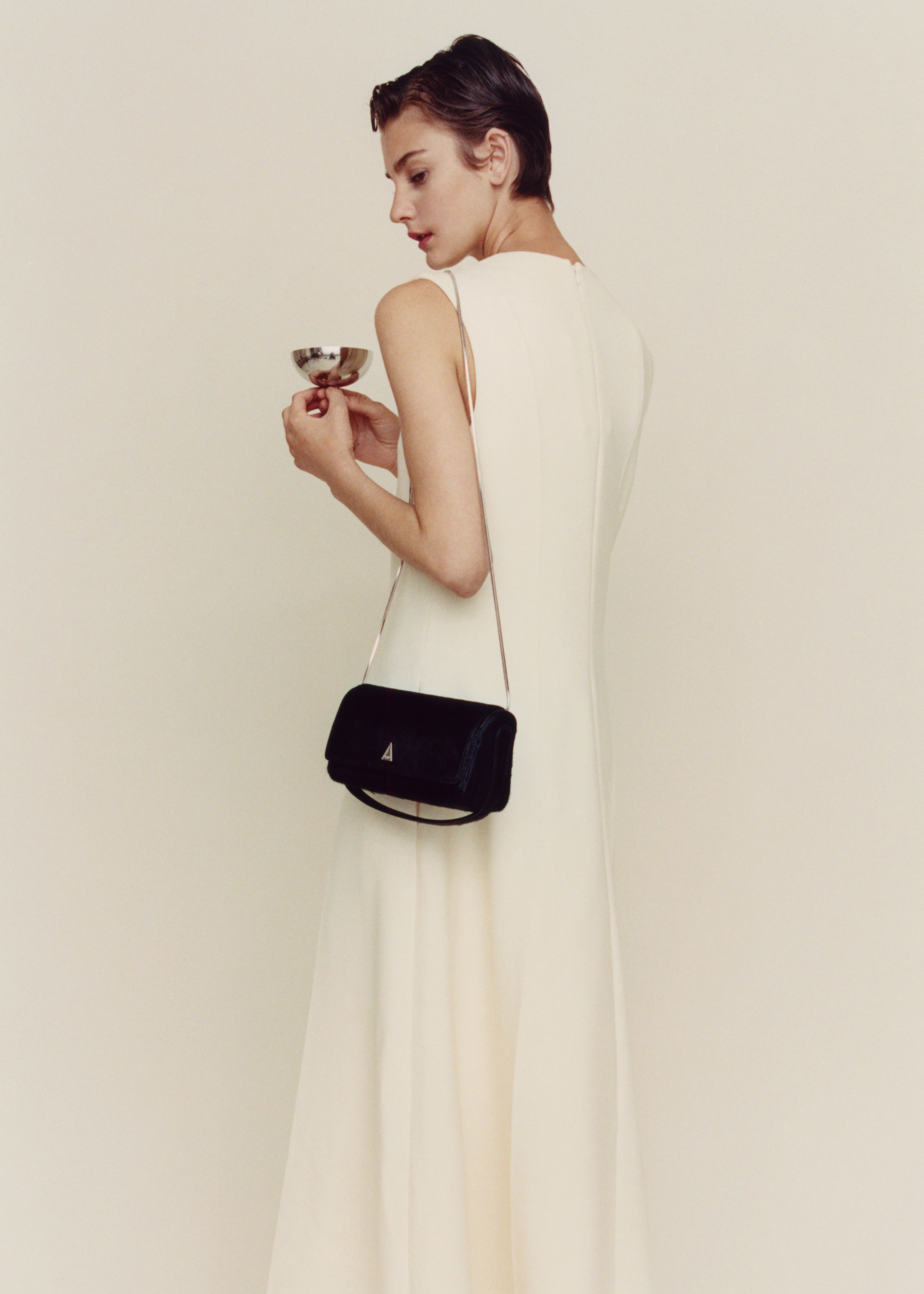 Black Calf Hair La Pochette (Final Sale)