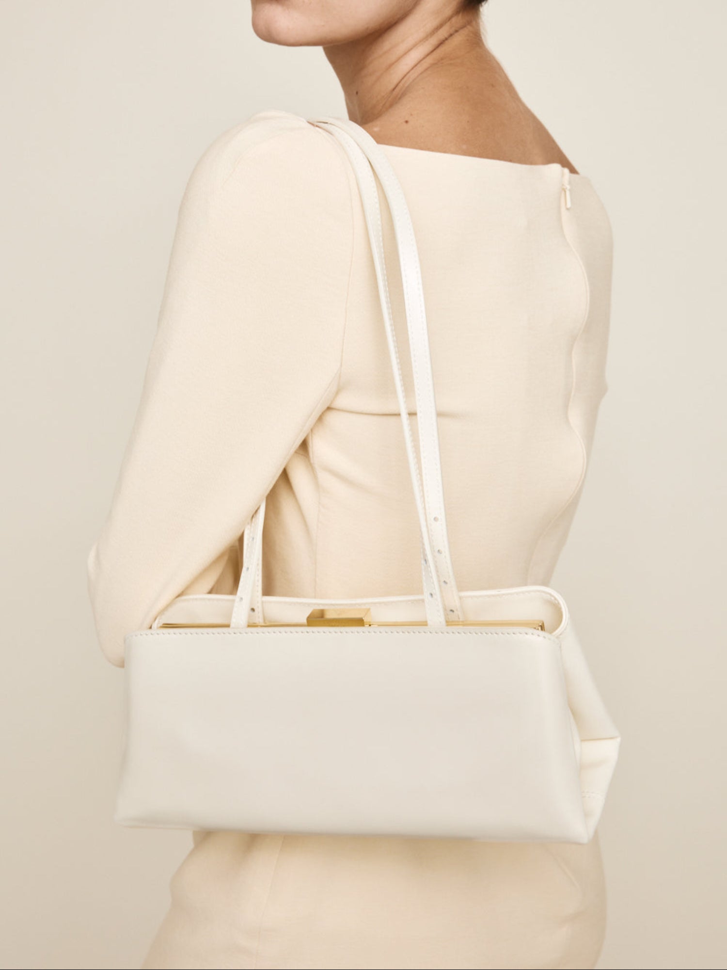 Gold Ivory Éclair Bag (Pre-Order Only. Will Ship Mid March)