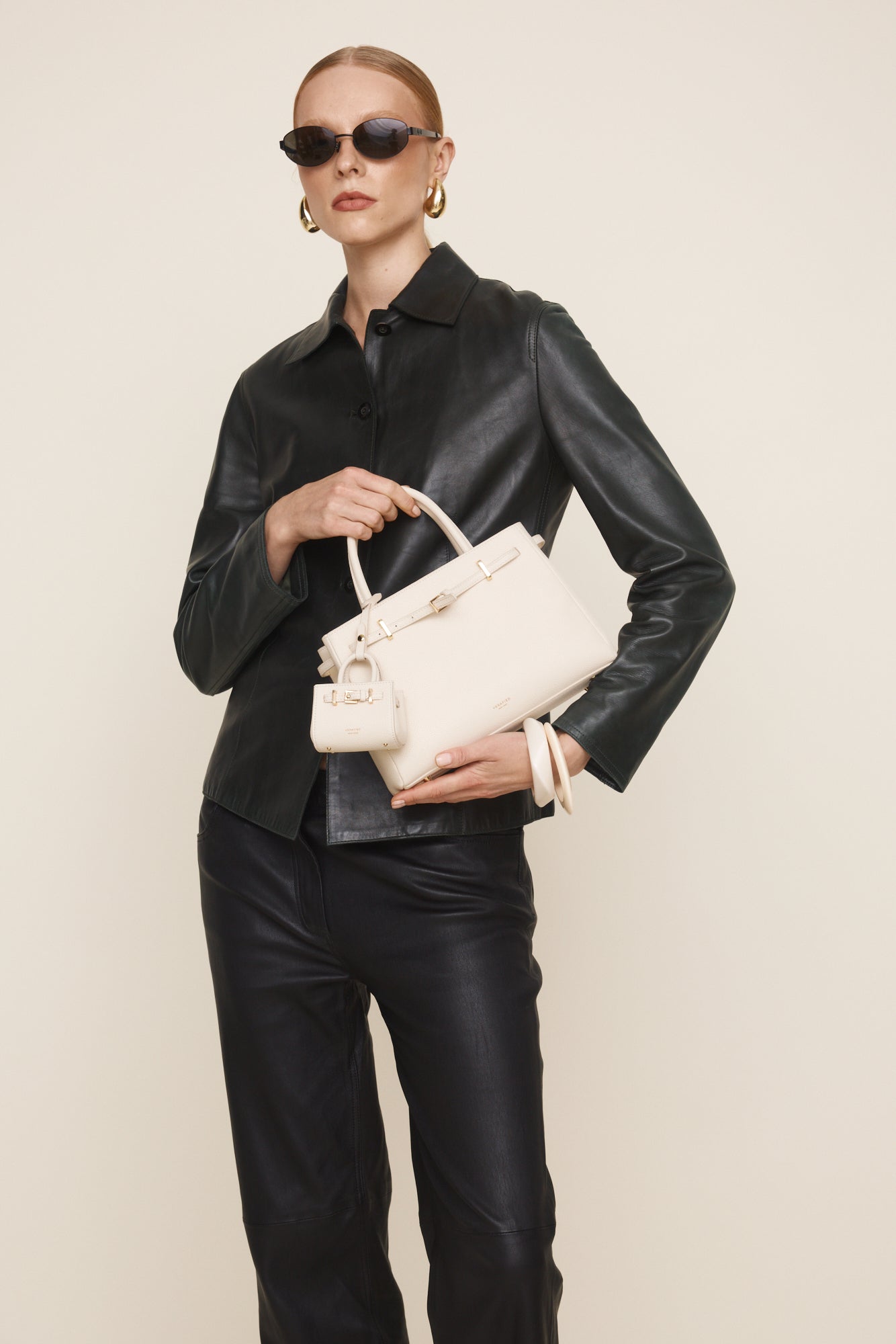 Ivory Togo Book Tote Bag 25 (Only 1 Left)