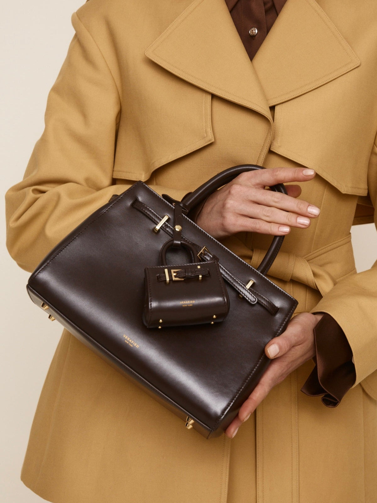 Chocolate Book Tote Charm