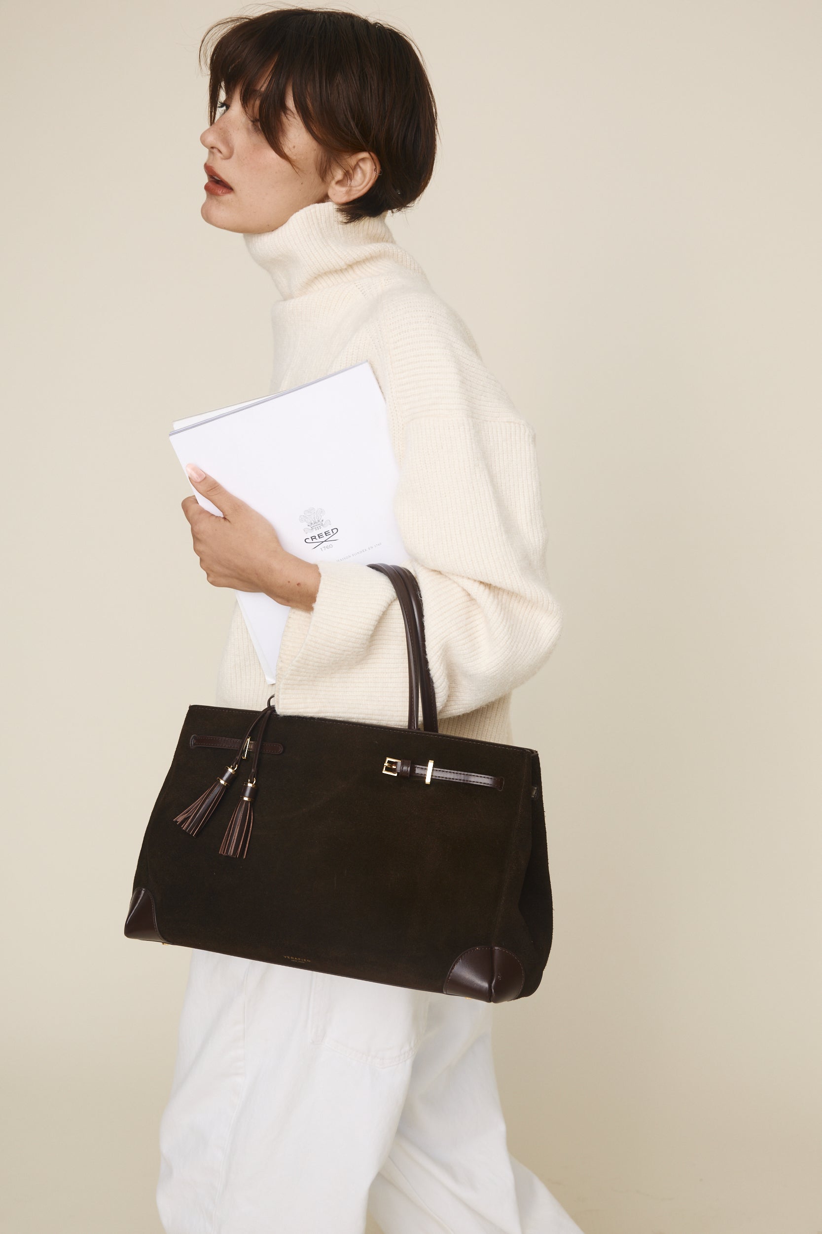 Chocolate Tassel Charm