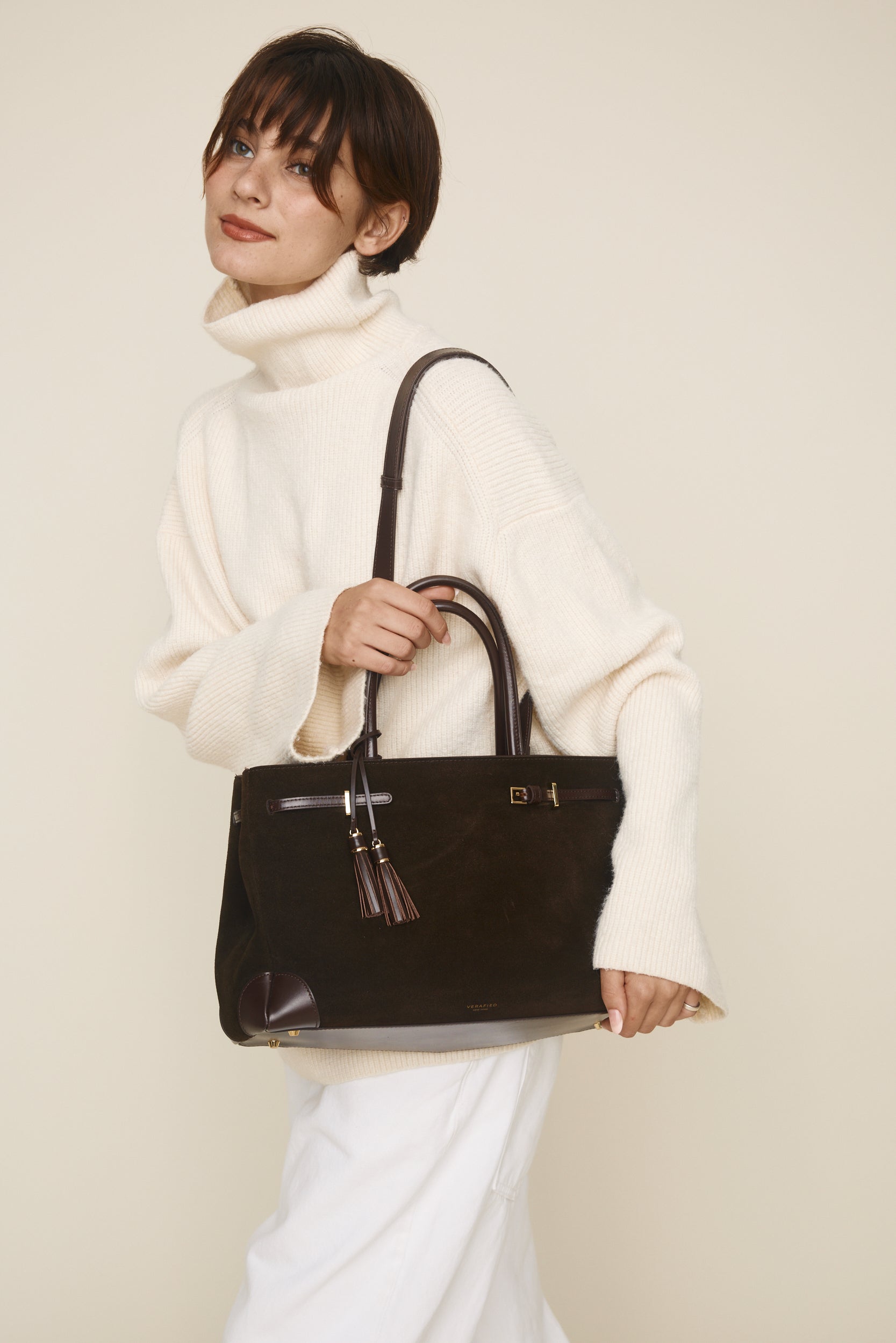 Chocolate Tassel Charm