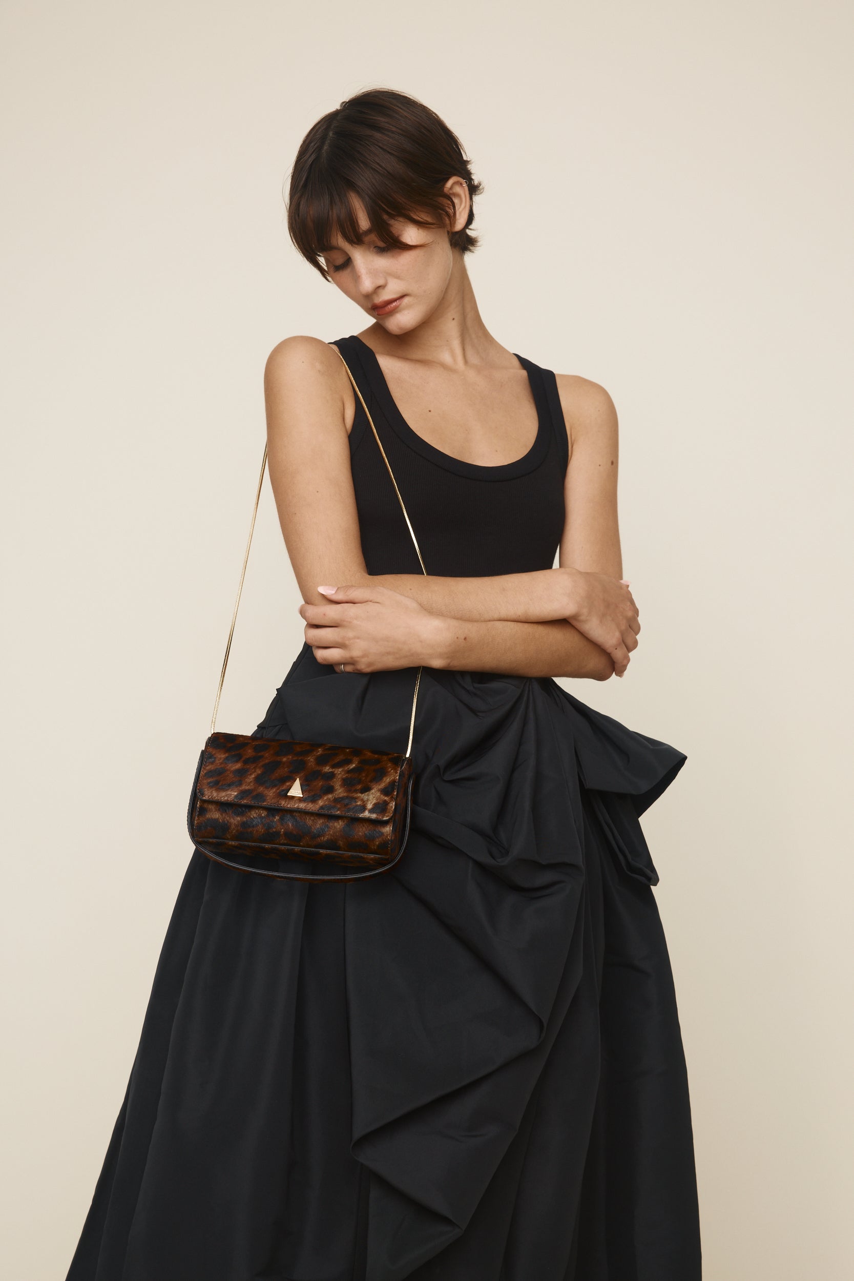 Leopard Calf Hair La Pochette (Final Sale)