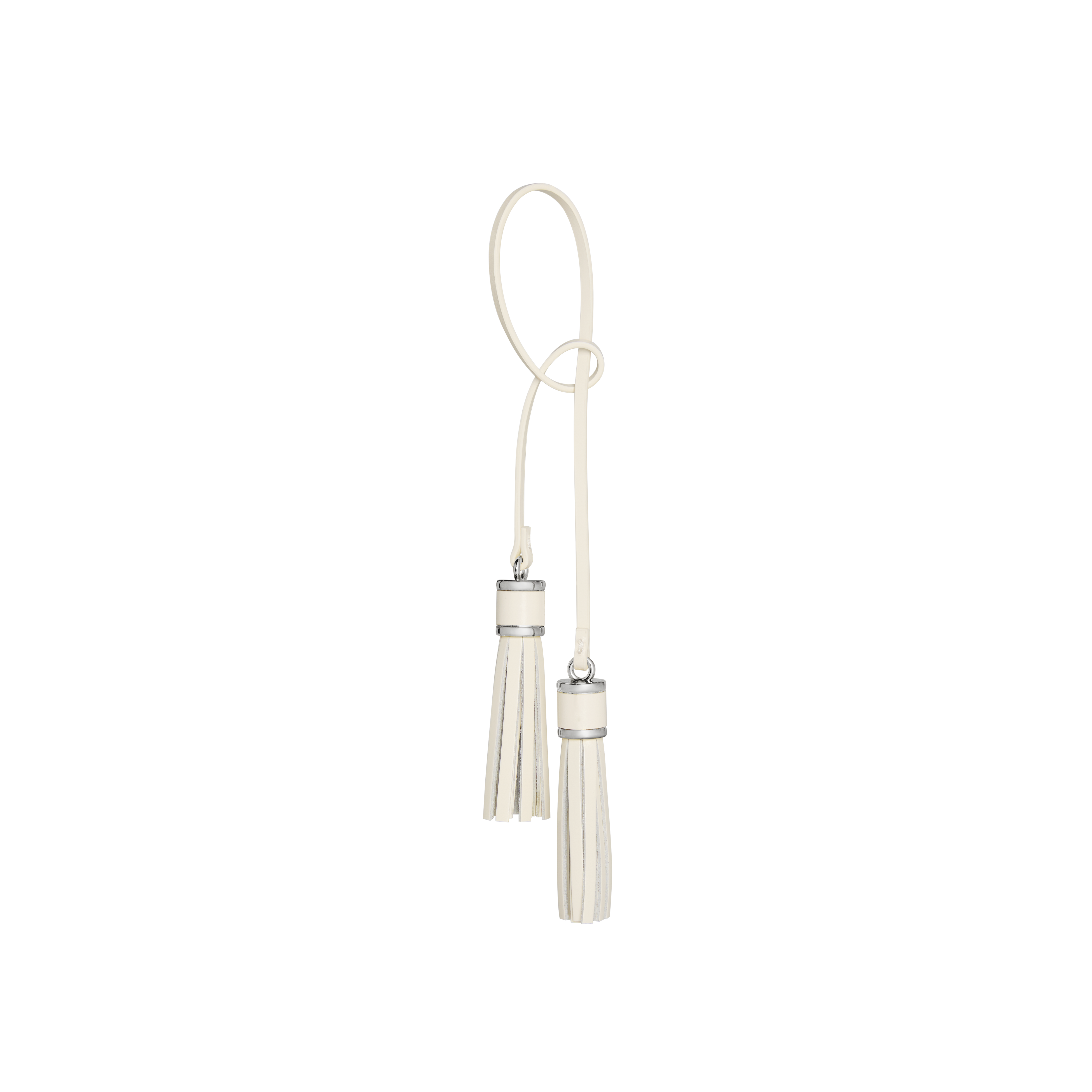 Silver Ivory Tassel Charm