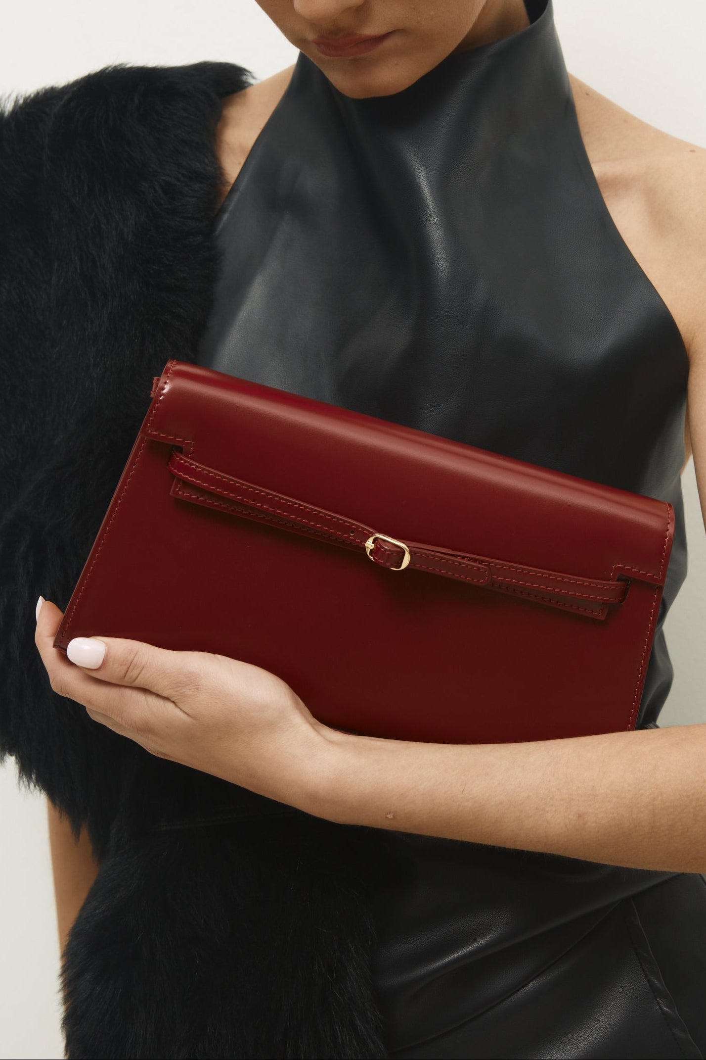 Dark Cherry Shoulder Bag
