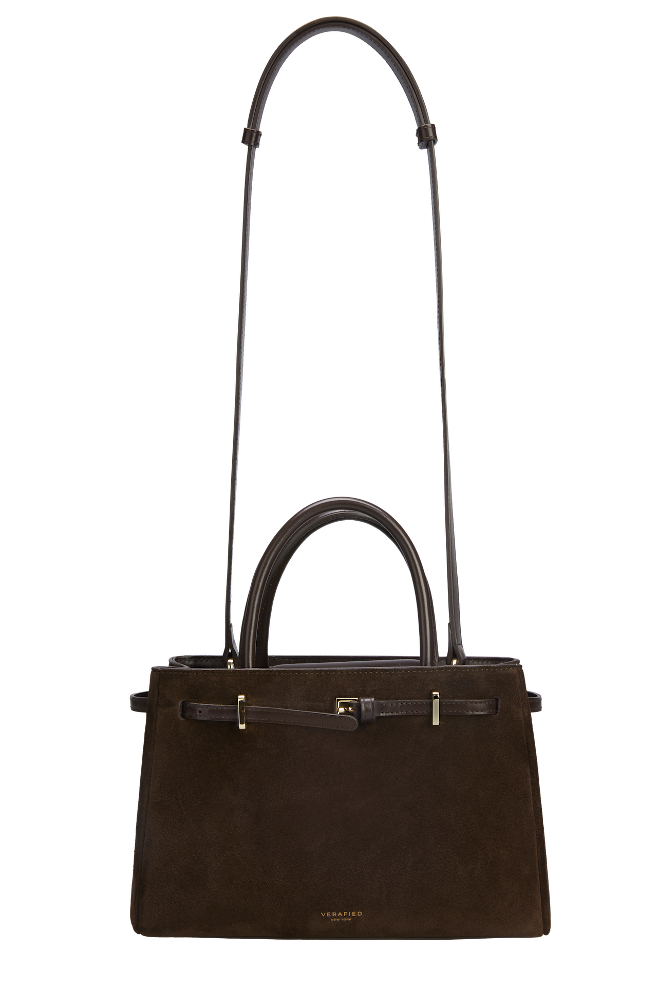 Espresso Suede Book Tote Bag 25