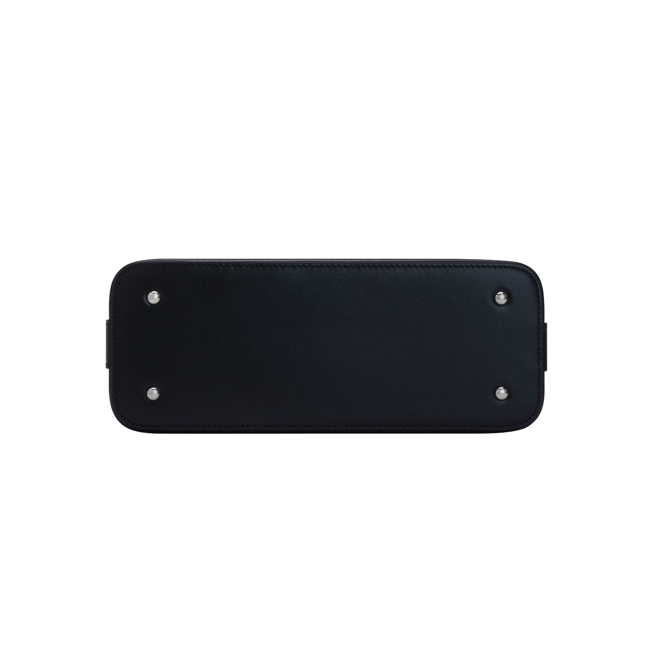 Silver Black Hobo Shoulder Handbag bottom