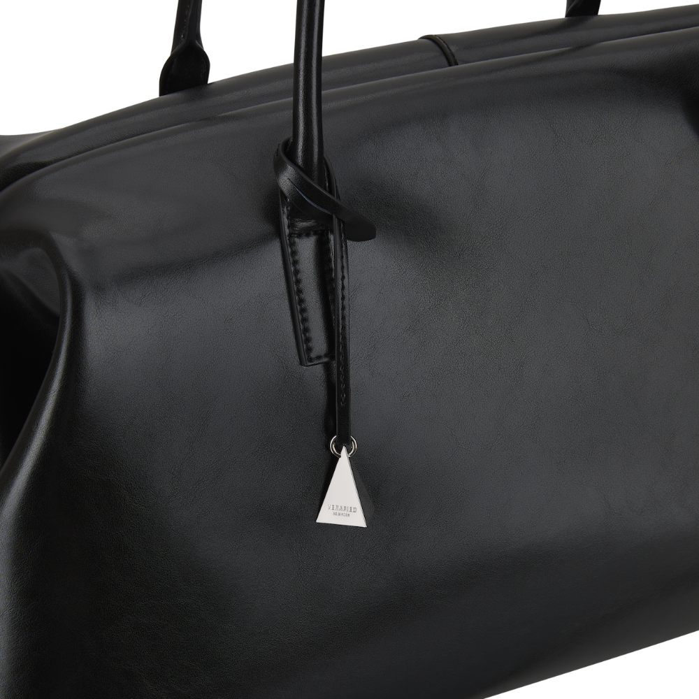 Black Club Large Handbag with a visible brand logo on a white background