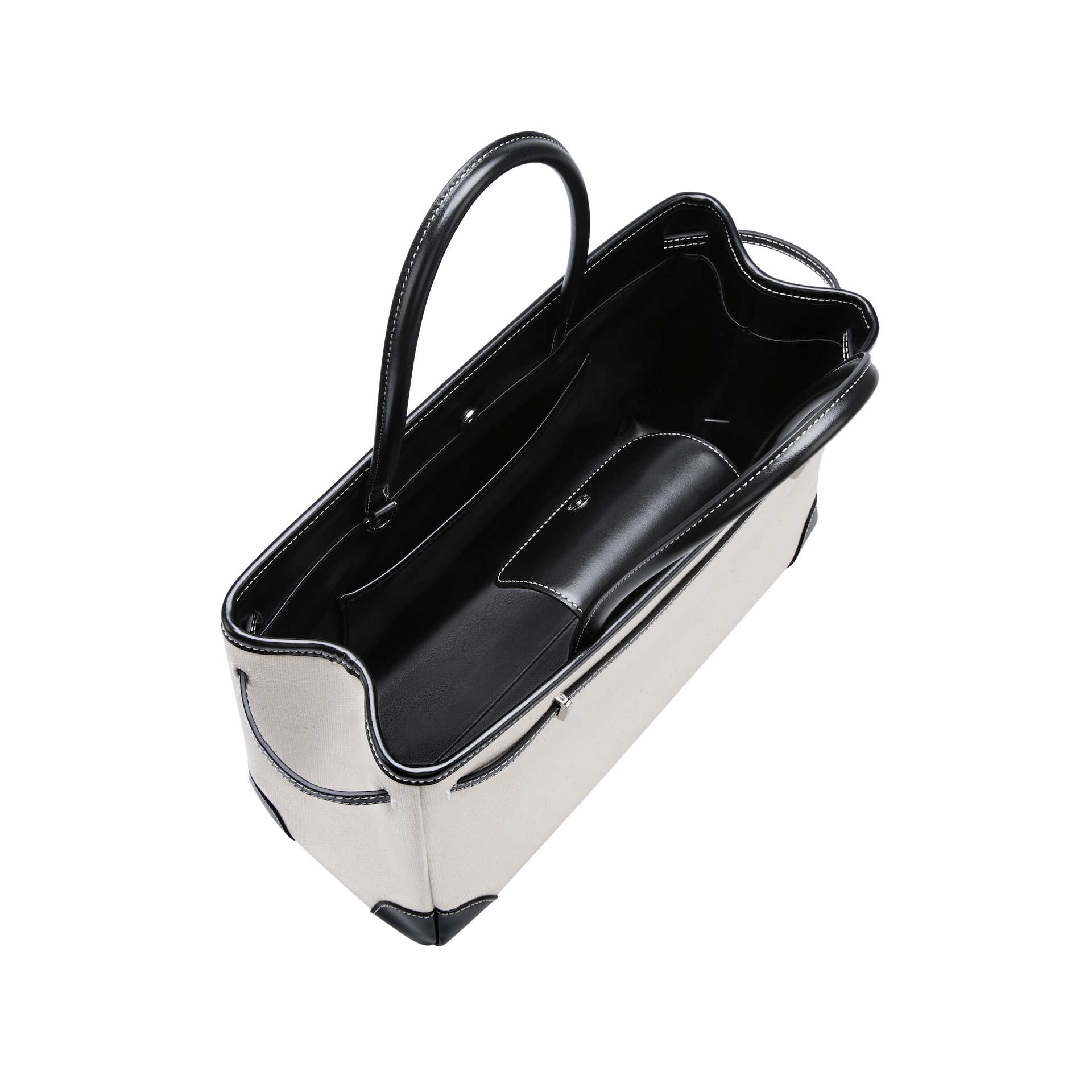 Black Canvas Book Tote Bag 33 (Final Sale)