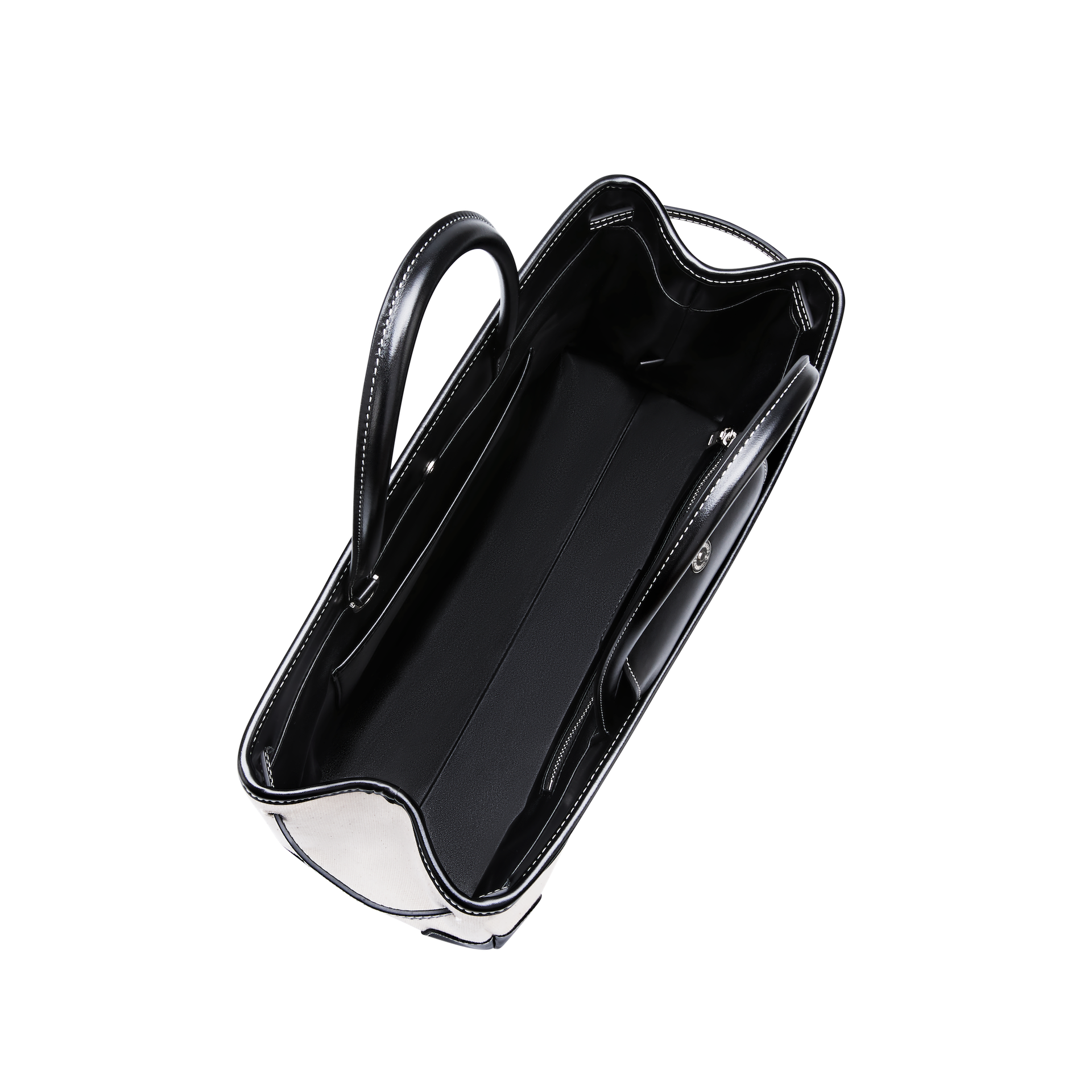 Black Canvas Book Tote Bag 33 (Final Sale)