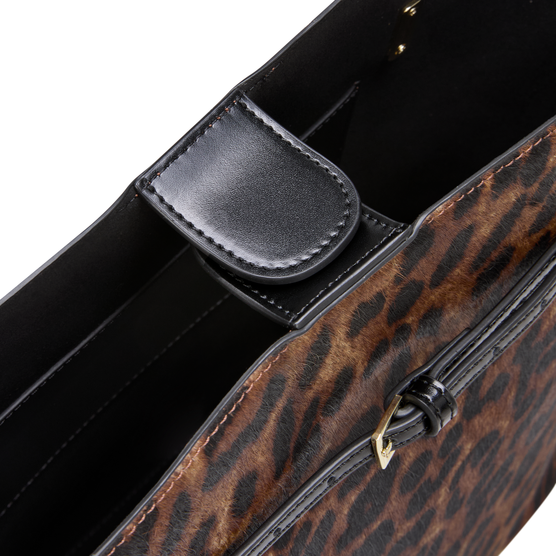 Small Leopard Belted Tote Bag(Low Stock)