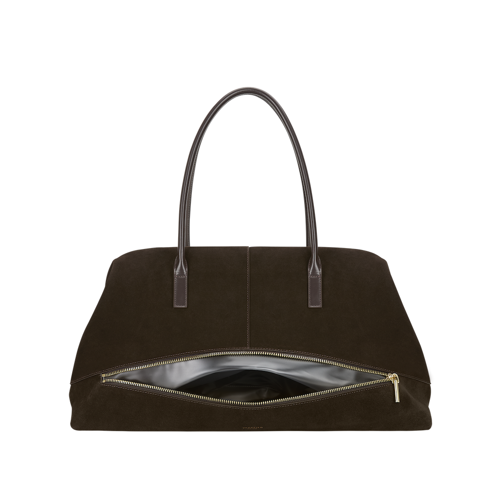 Espresso Suede Club Bag (Pre-Order Only. Will Ship Mid March)