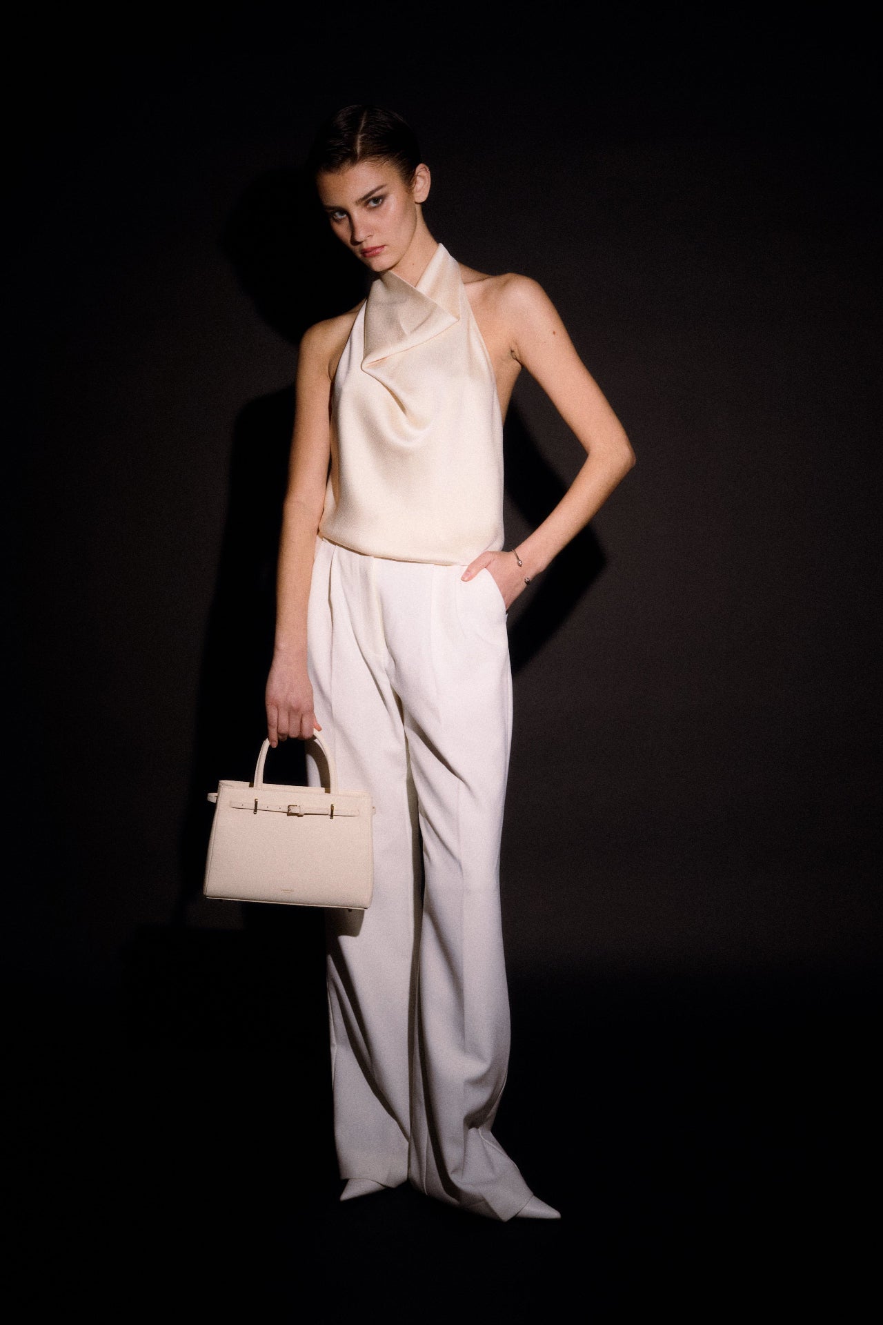 Ivory Togo Book Tote Bag 25 (Only 1 Left)