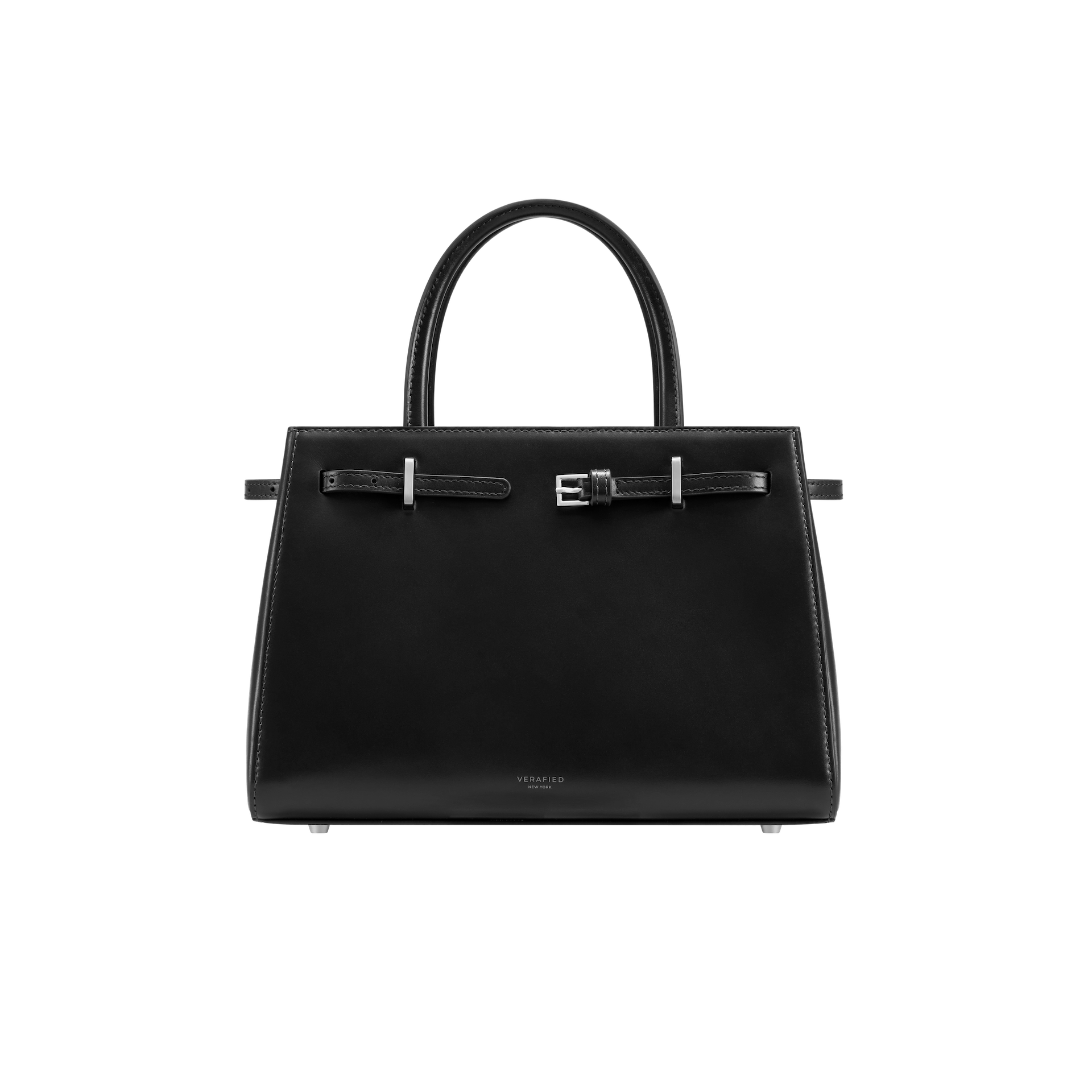 Noir Leather Book Tote Bag 25 (Low Stock)