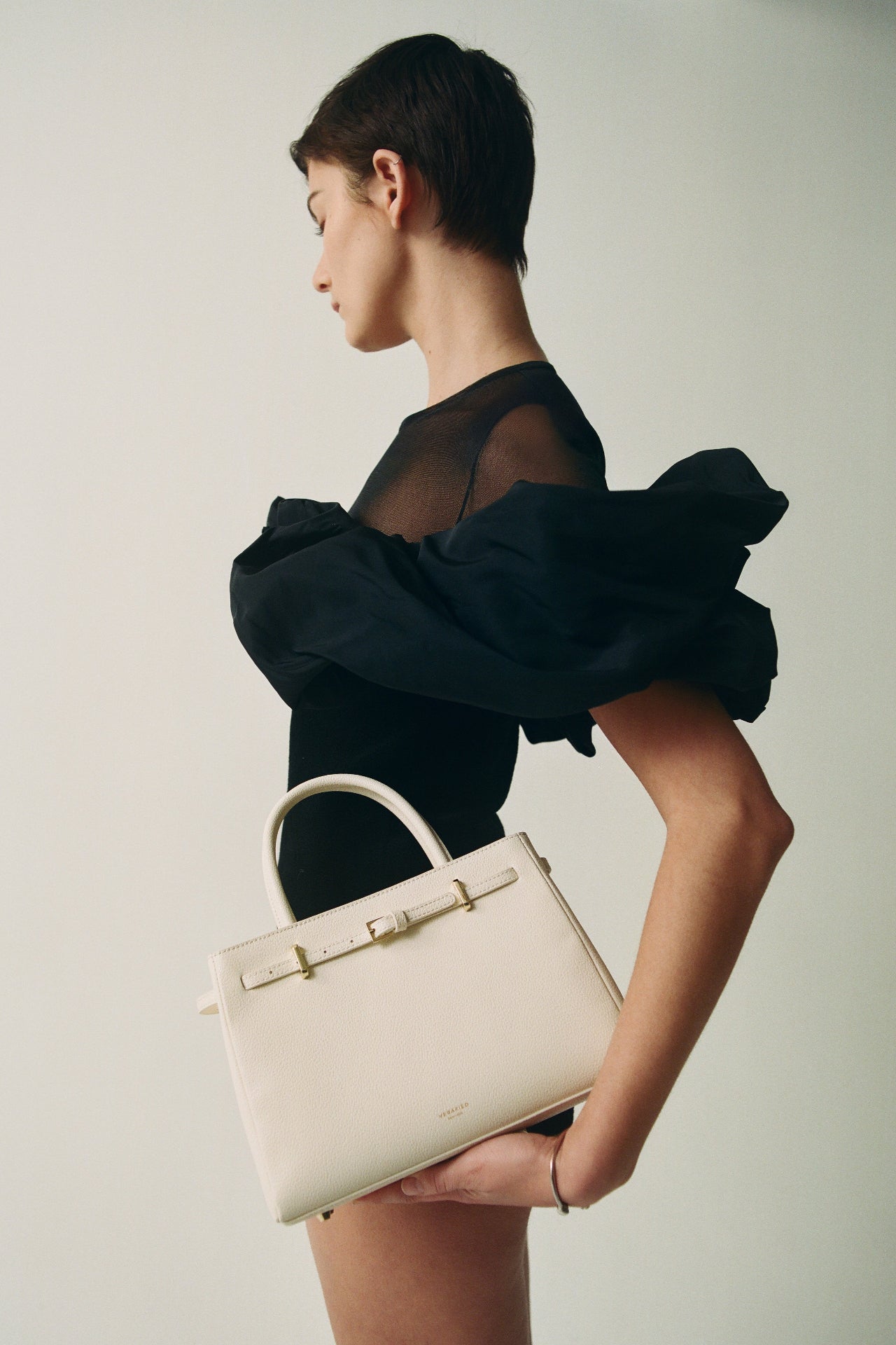 Ivory Togo Book Tote Bag 25 (Only 1 Left)