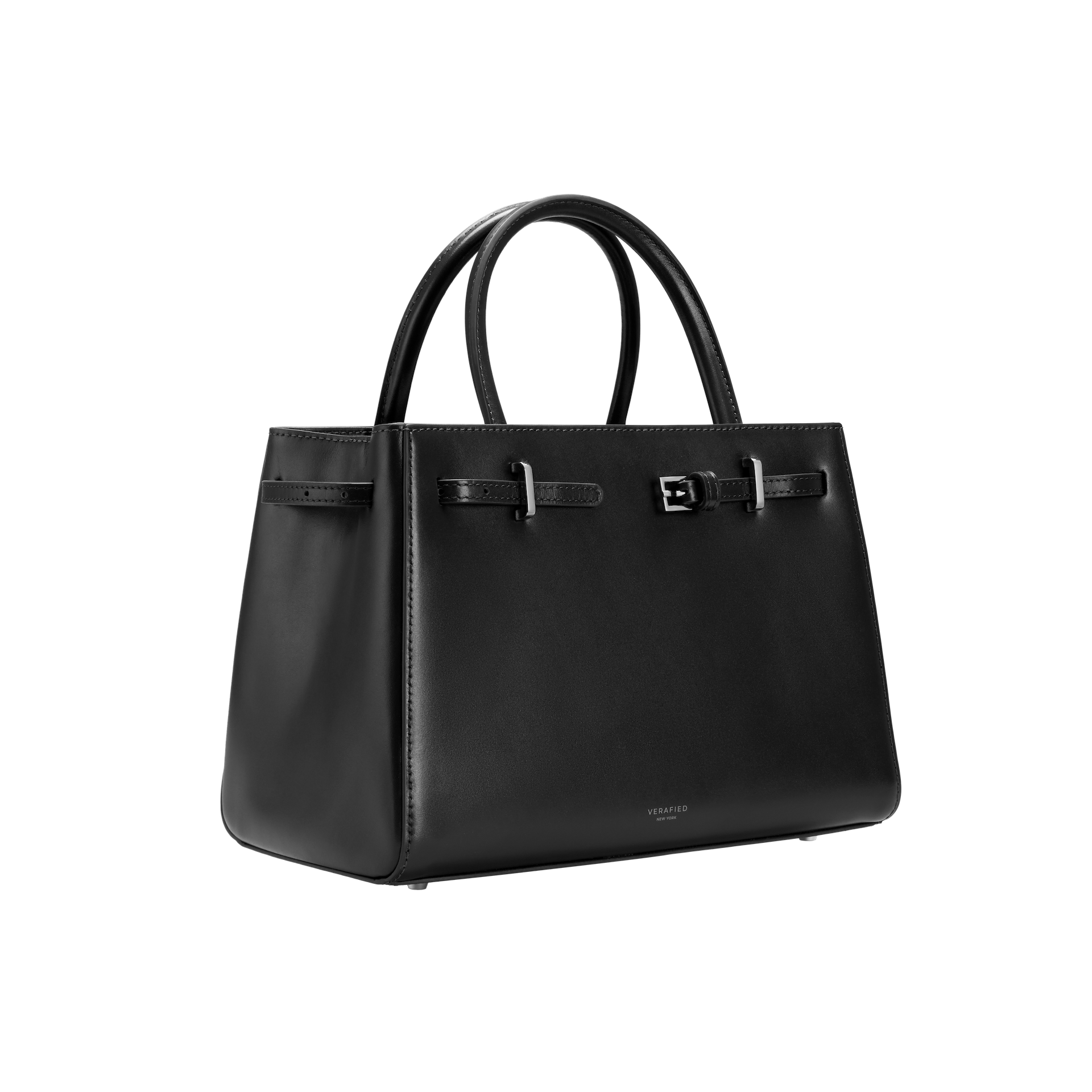 Noir Leather Book Tote Bag 25 (Low Stock)
