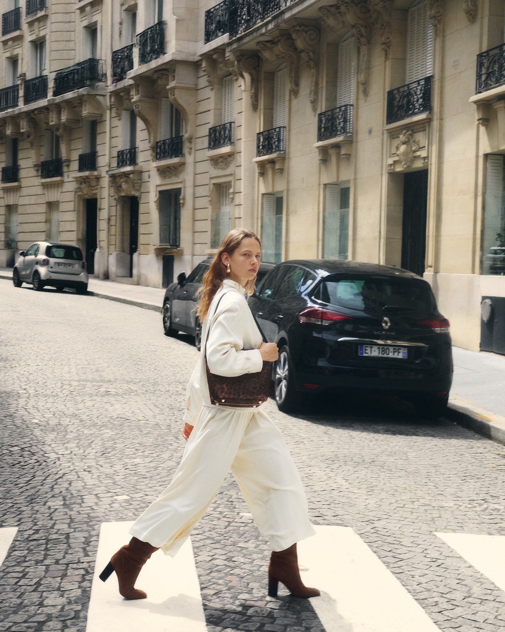 Small Leopard Belted Tote Bag(Low Stock)