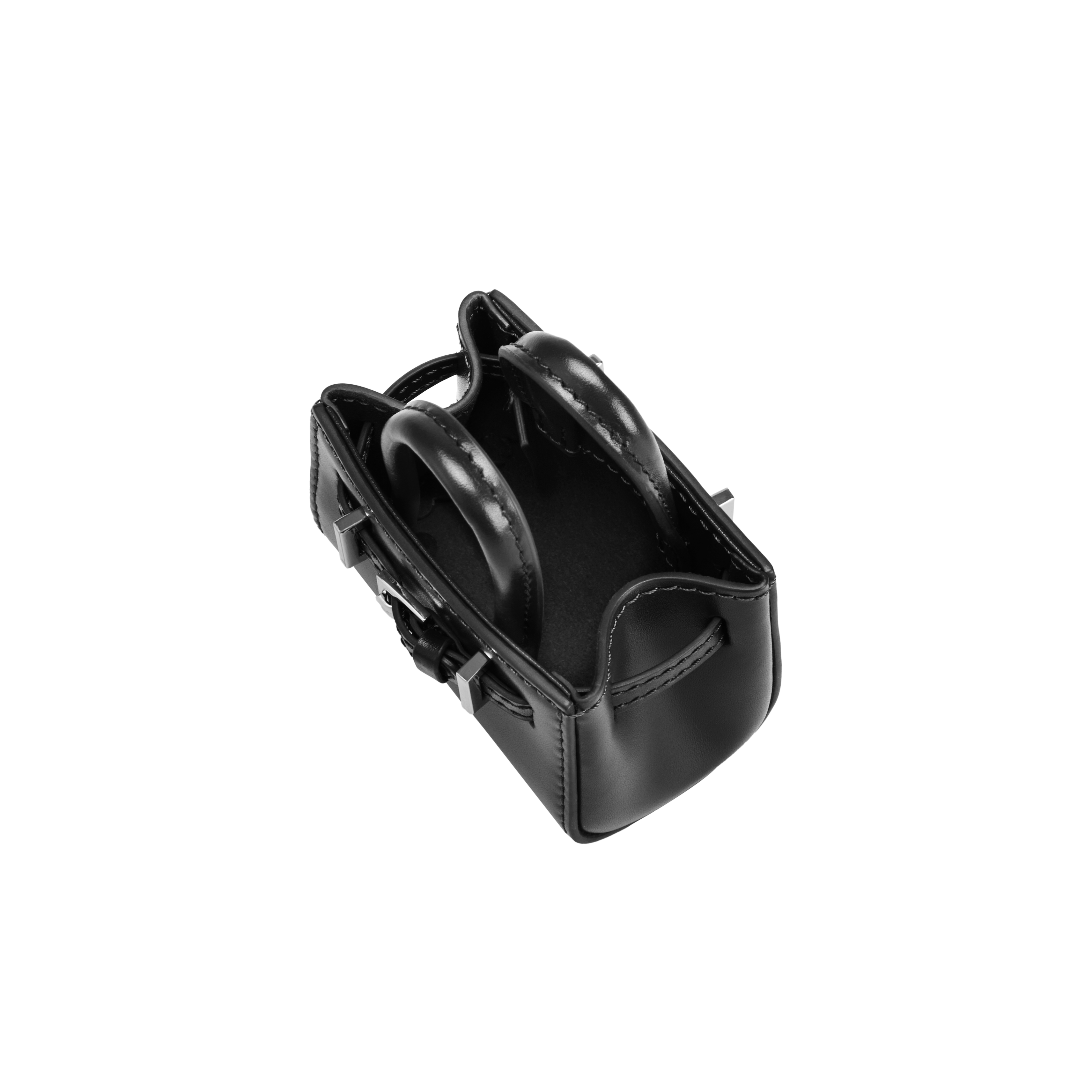 Noir Leather Book Tote Bag 25 (Low Stock)