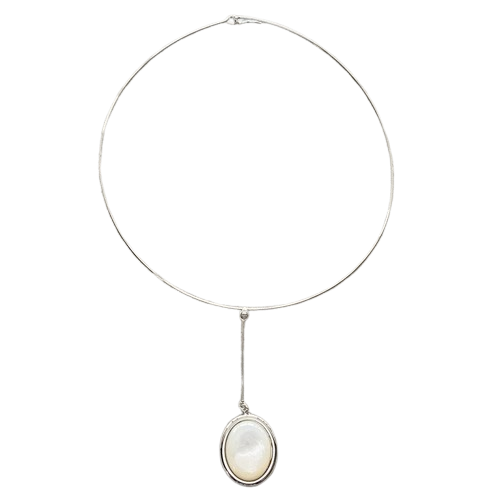Ivory Orb Drop Choker