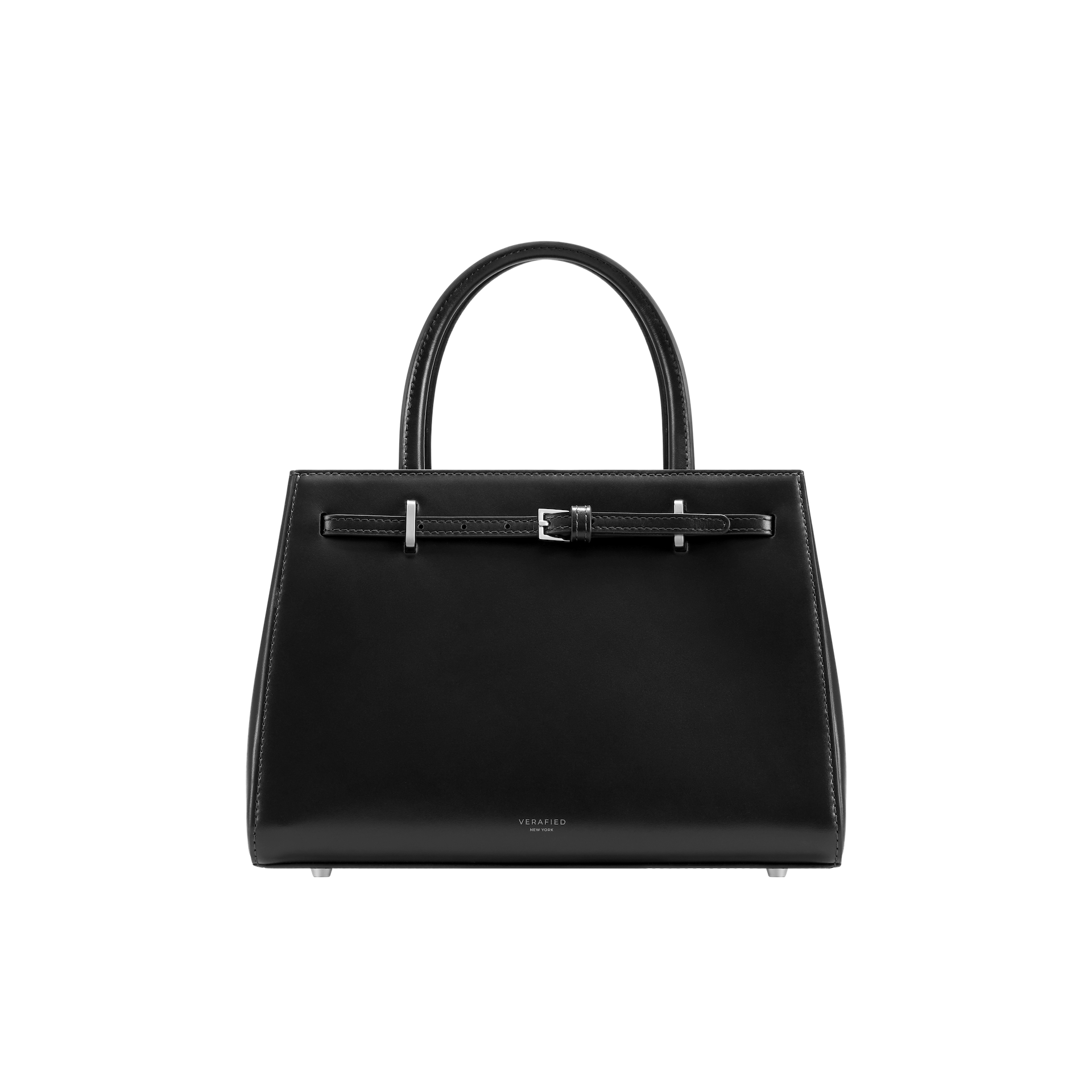 Noir Leather Book Tote Bag 25 (Low Stock)