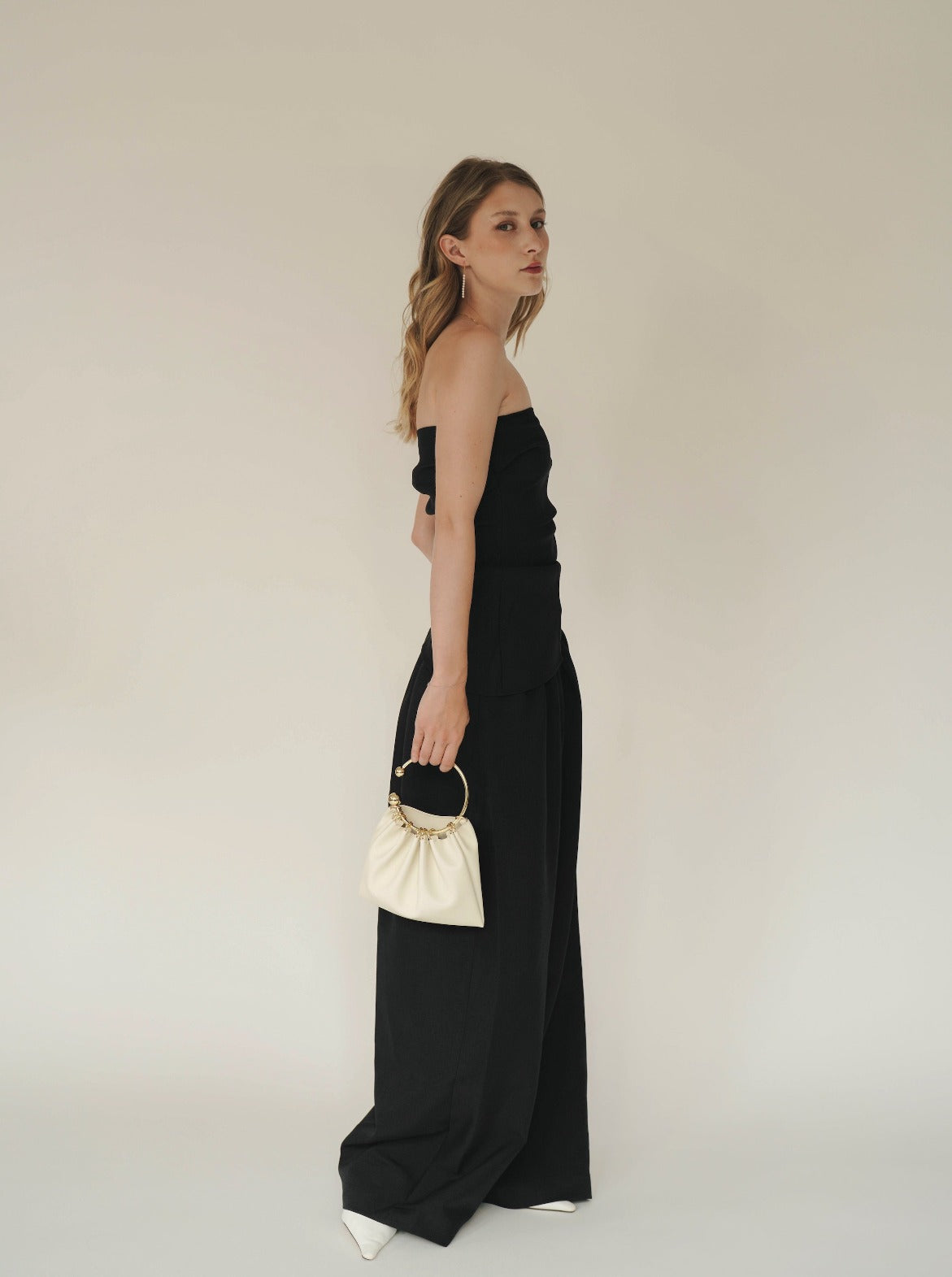 Cream Ring Handle Bag_VERAFIED