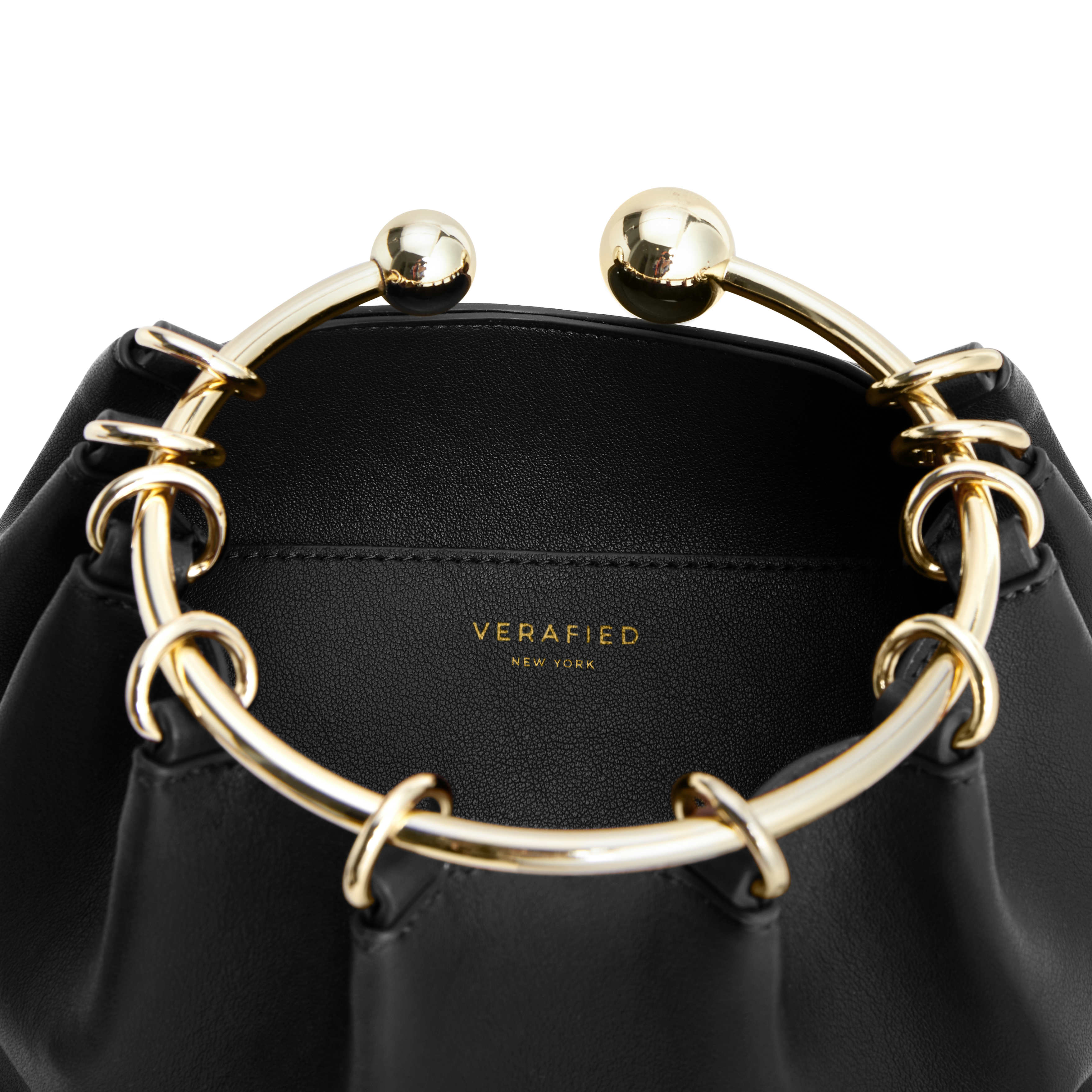 Black Ring Handle Bag