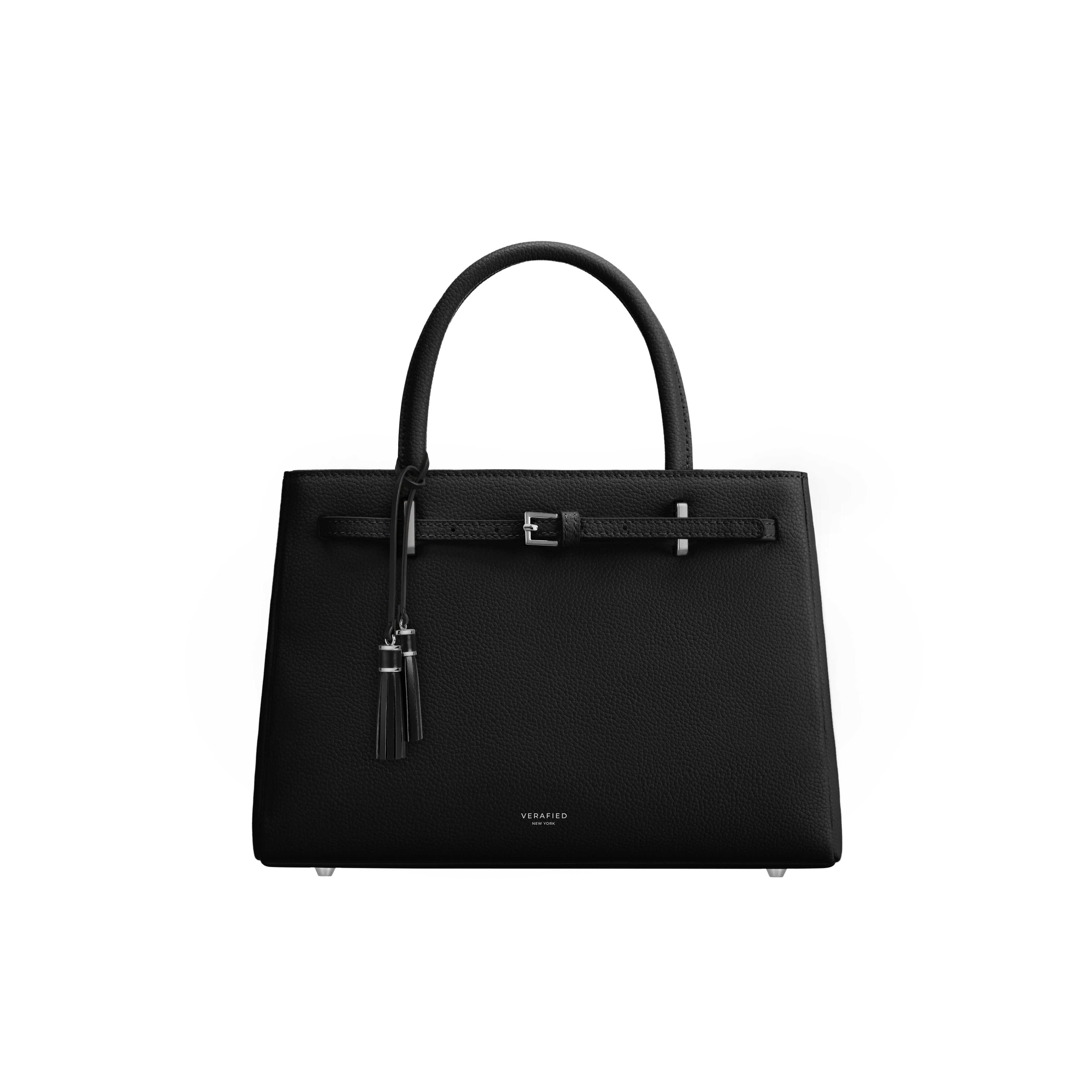 Silver Noir Tassel Charm