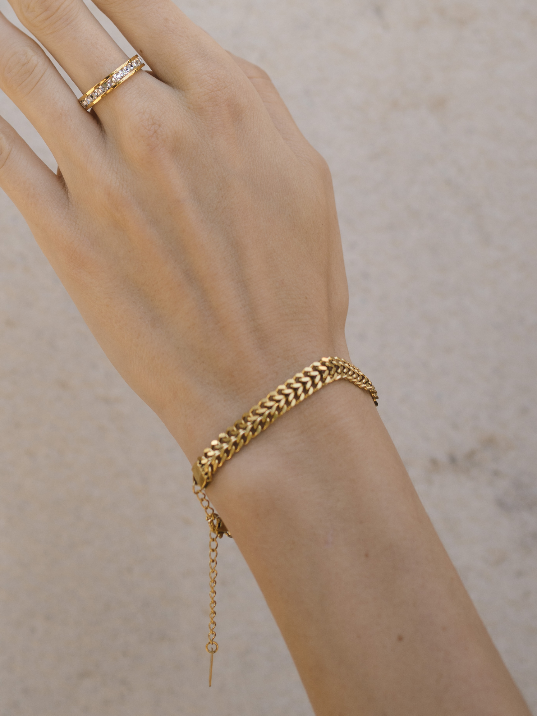 Double Curb Bracelet