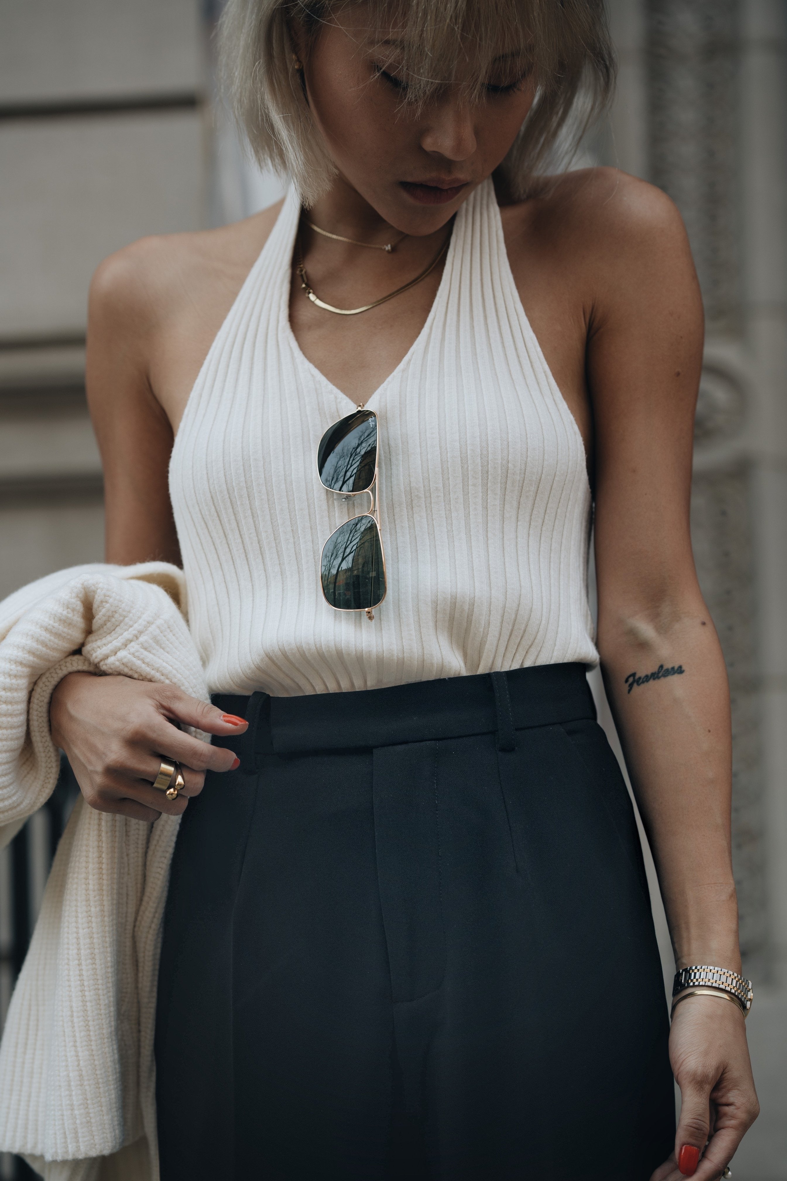 Black Posh Suit Pants (Final Sale)