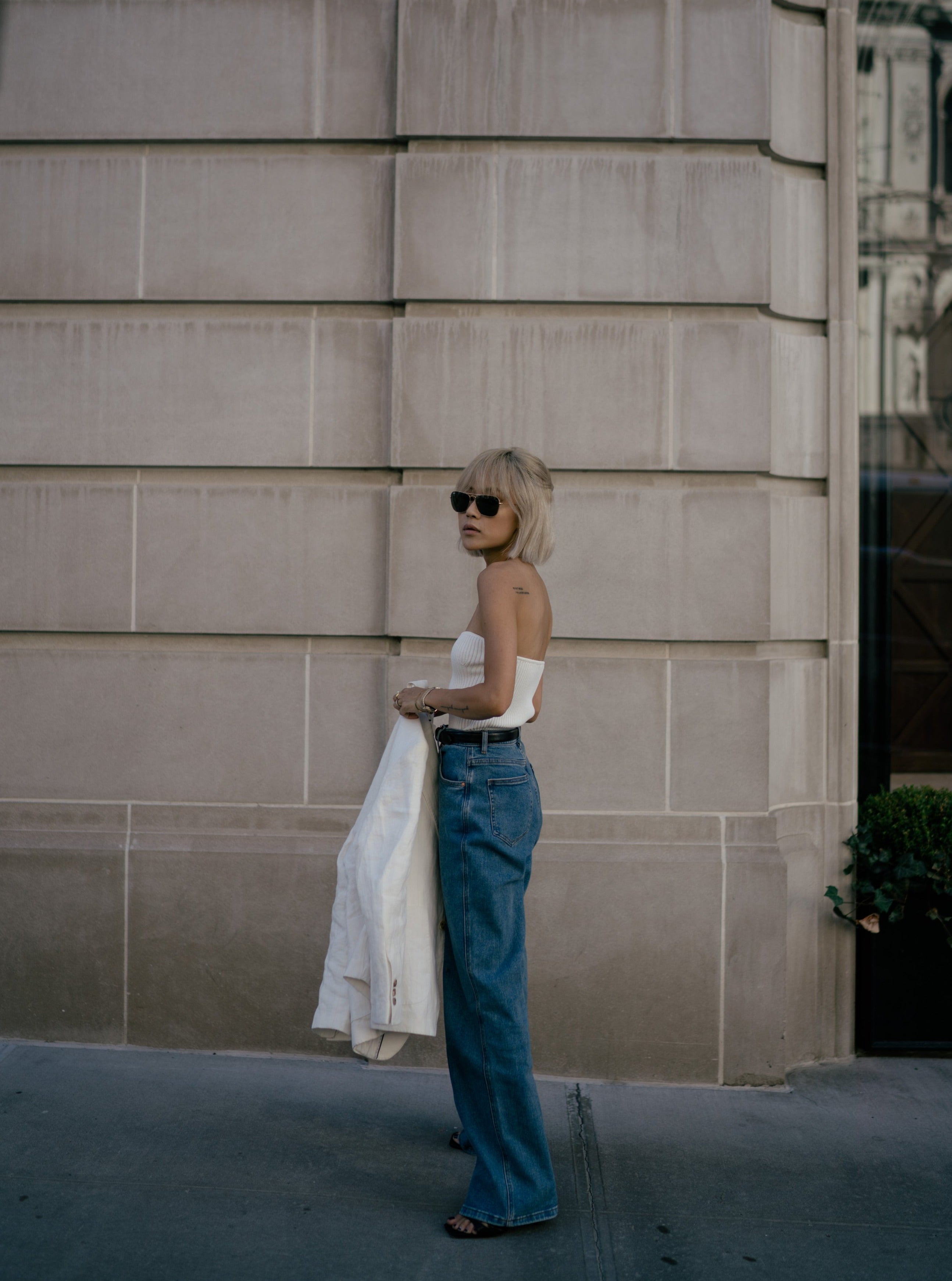 Lux Knit Top in Off White (Final Sale)