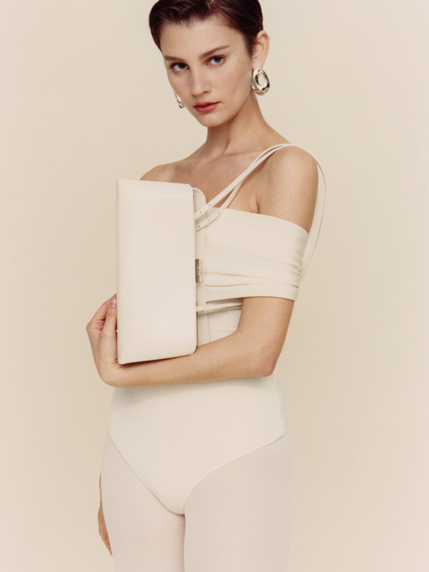 Silver Ivory Éclair Bag