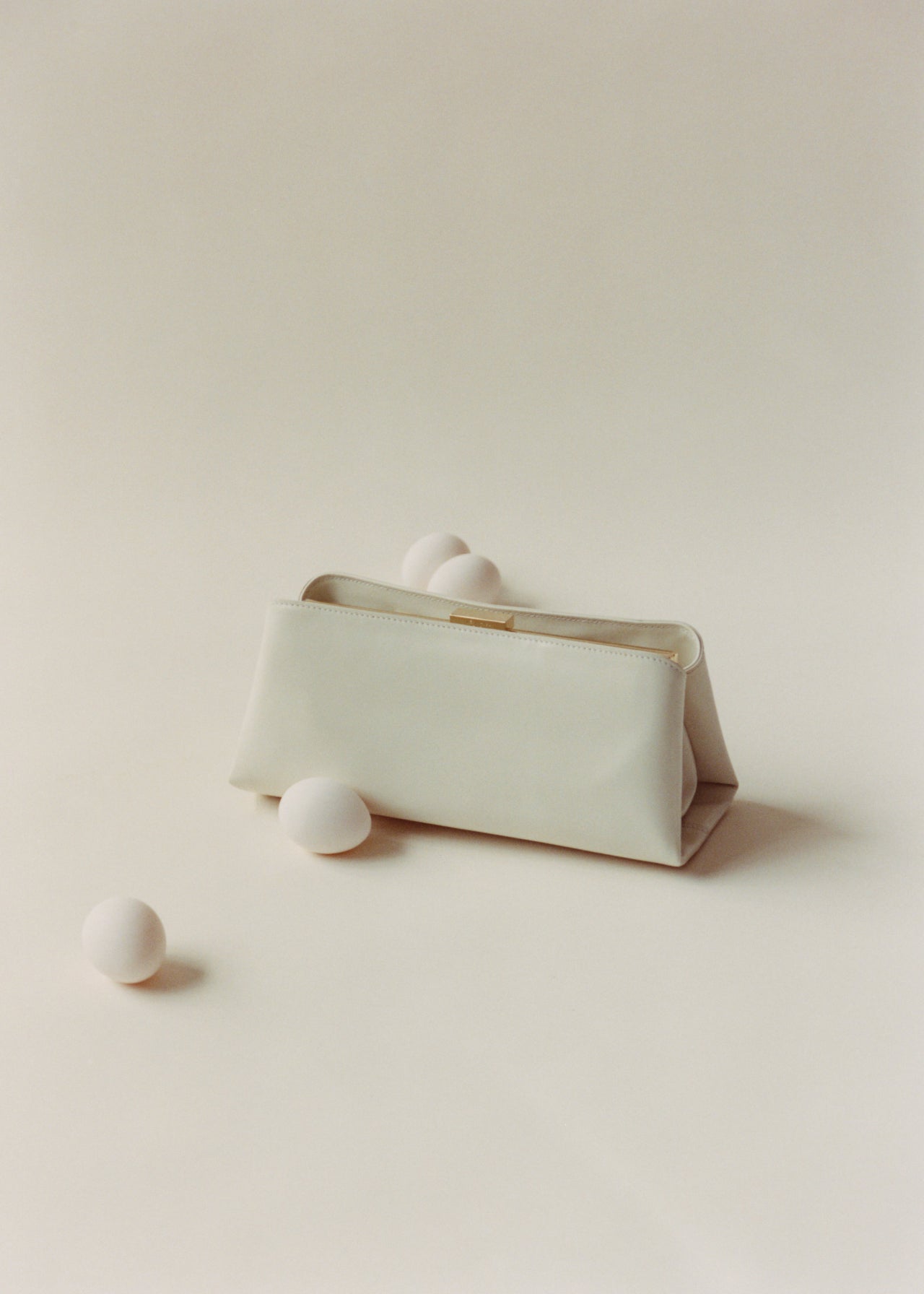 Gold Ivory Éclair Bag