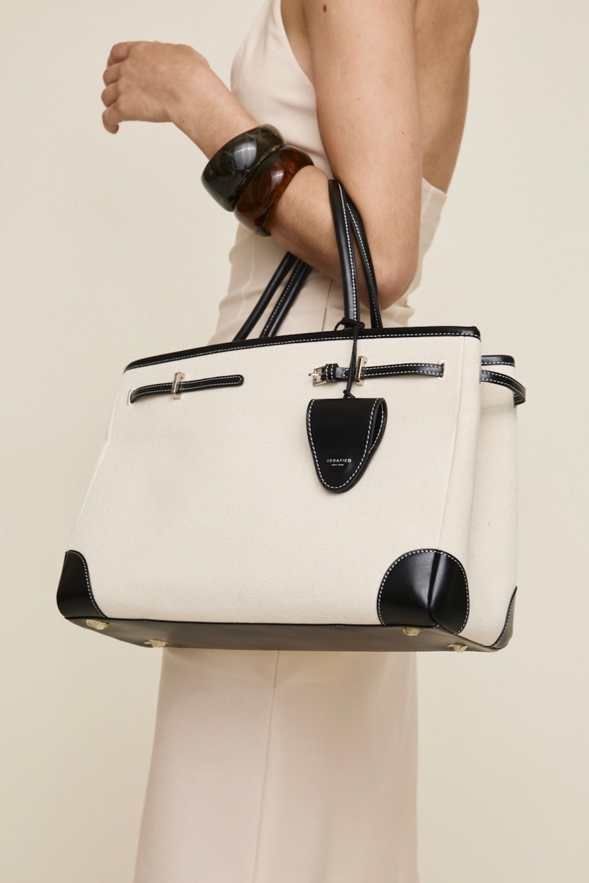 Black Canvas Book Tote Bag 33 (Final Sale)