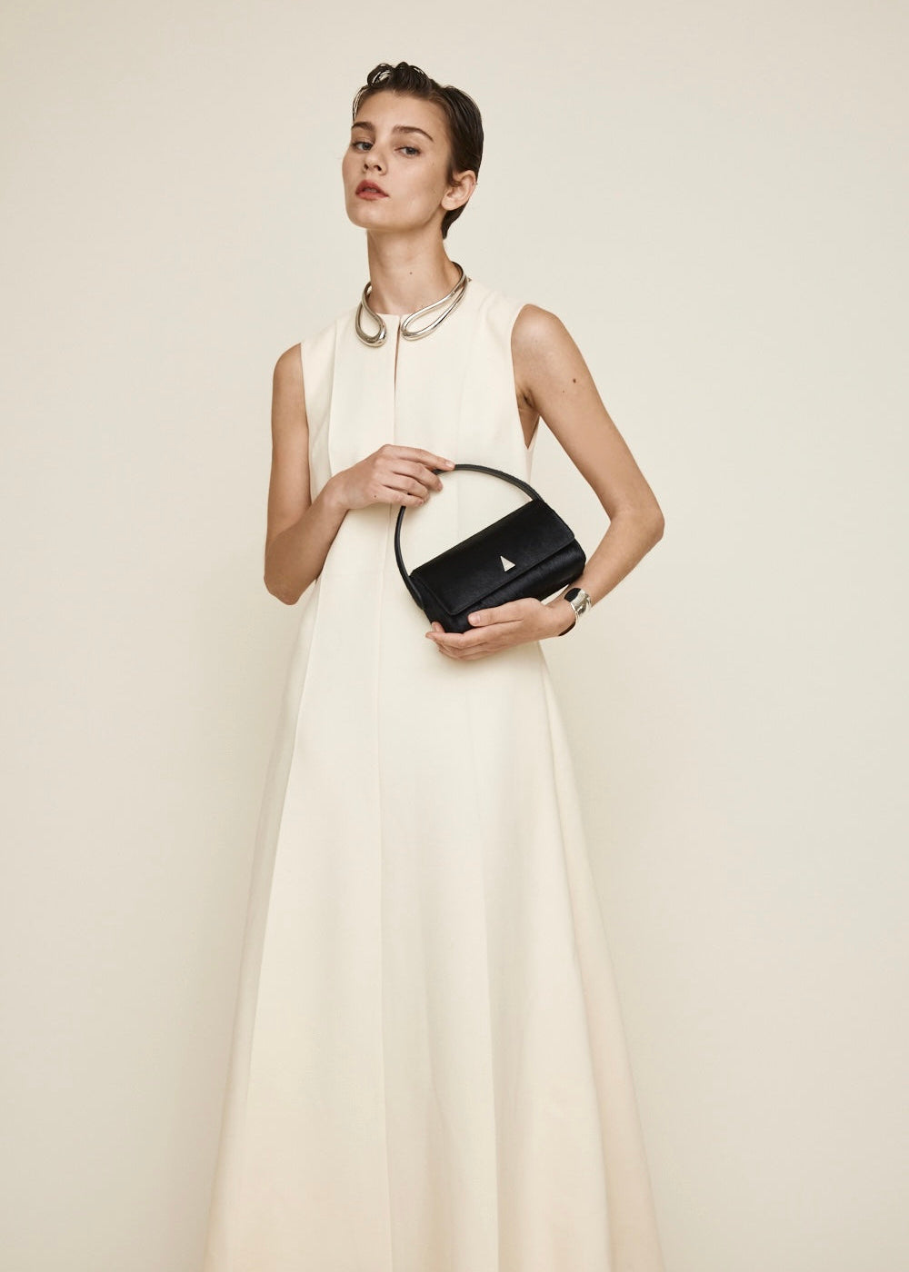 Black Calf Hair La Pochette (Final Sale)