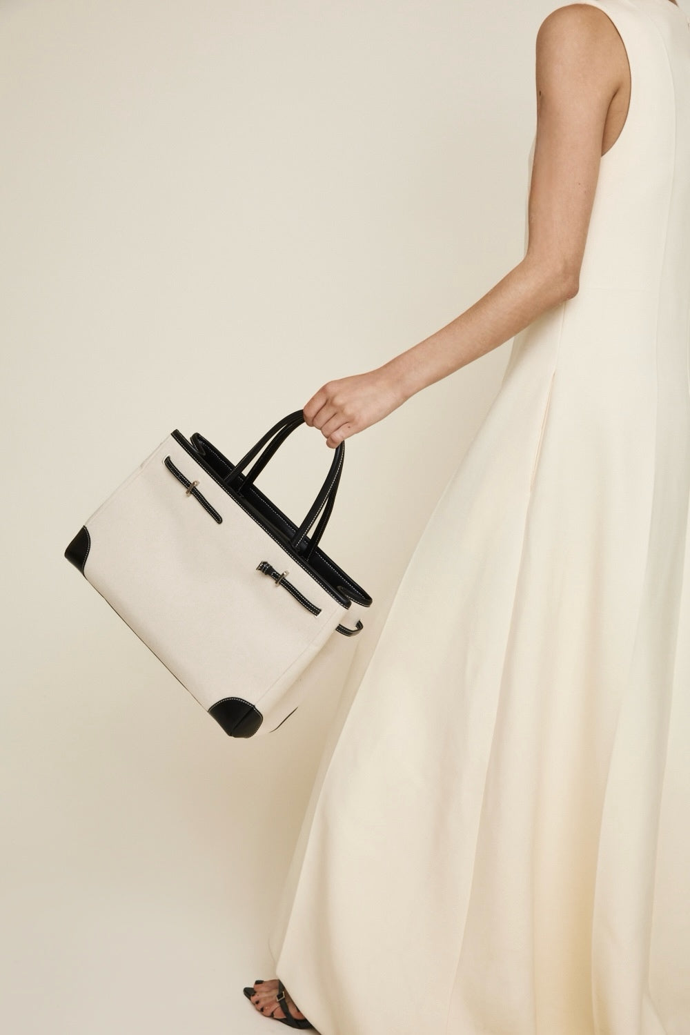 Black Canvas Book Tote Bag 33 (Final Sale)