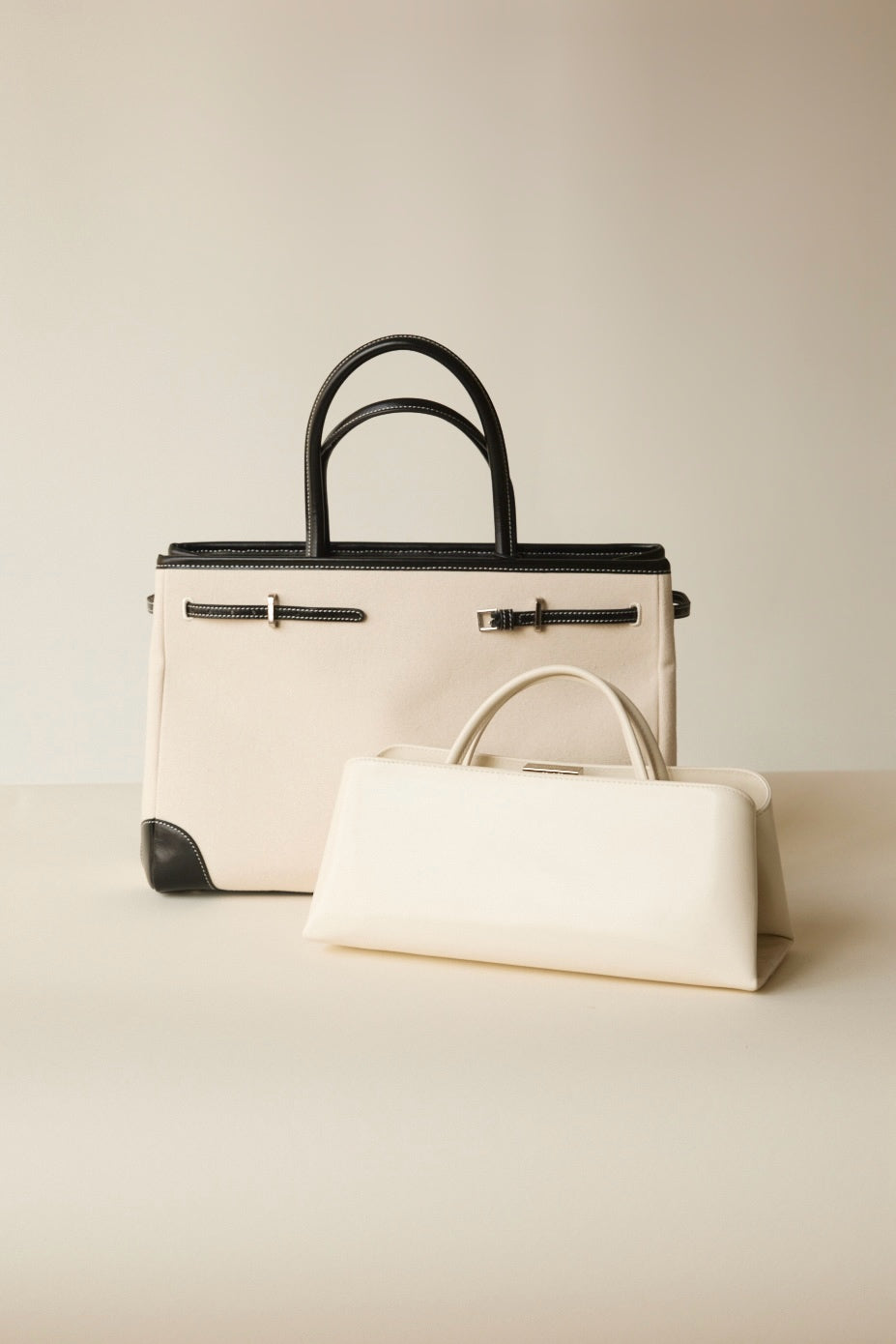 Black Canvas Book Tote Bag 33 (Final Sale)