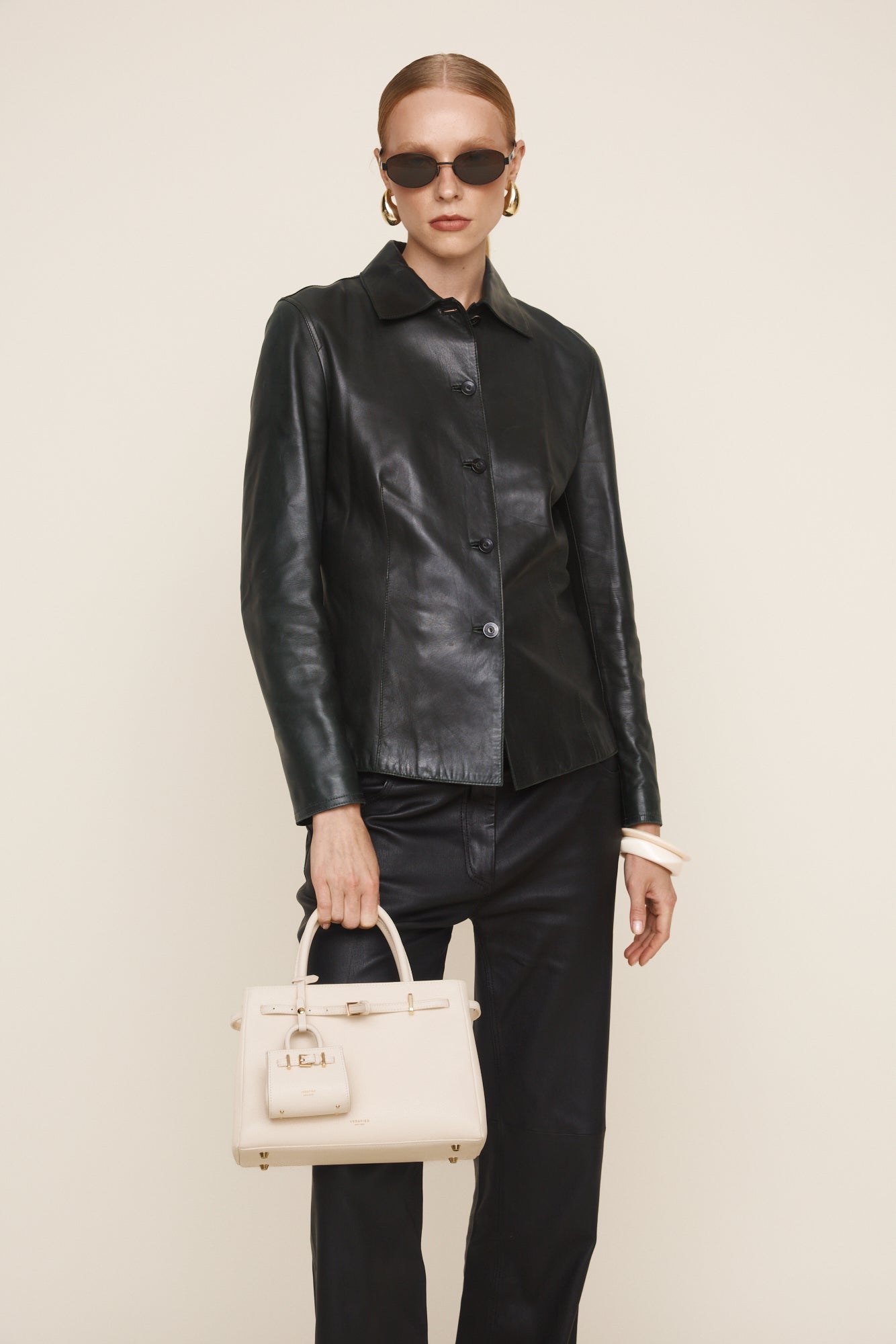 Ivory Togo Book Tote Bag 25 (Only 1 Left)