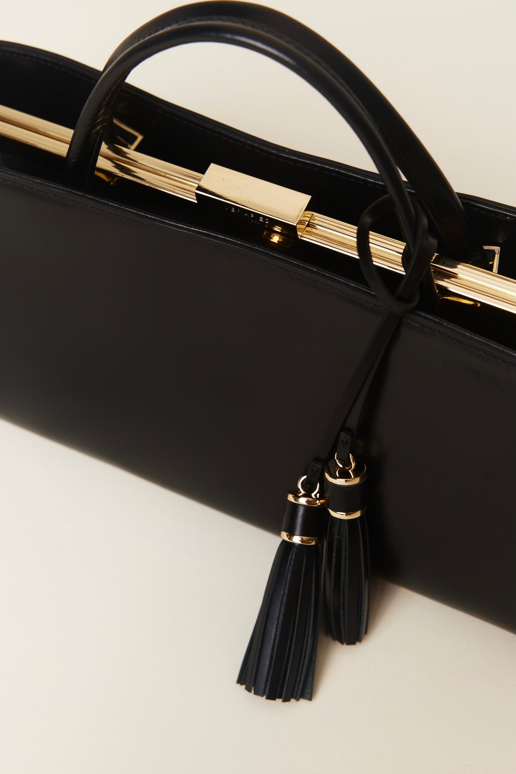 Gold Noir Tassel Charm