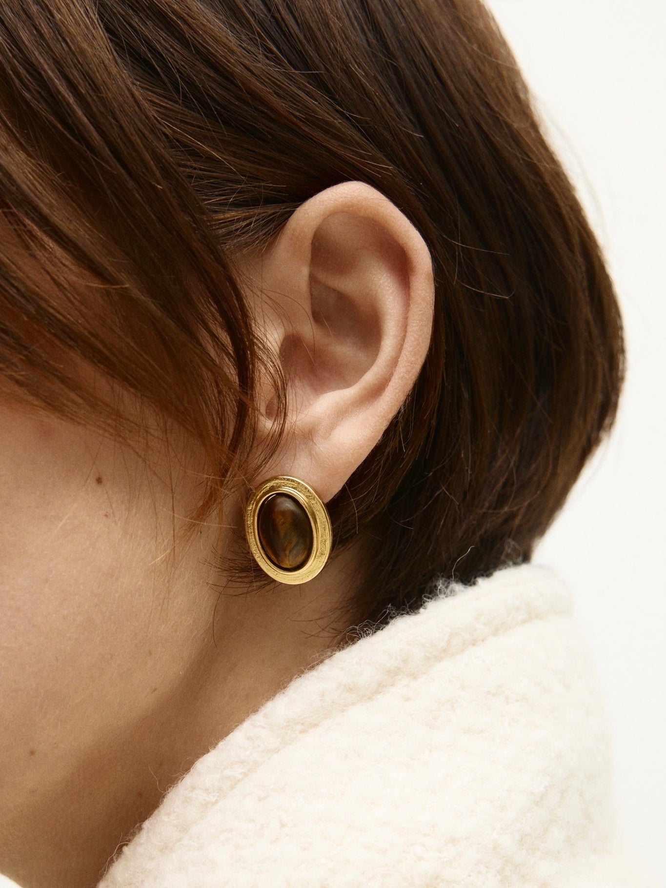 Aurora Oval Earrings