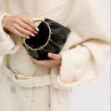 Black Ring Handle Bag