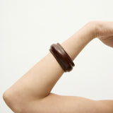 Brown Leather Cuff Bracelet