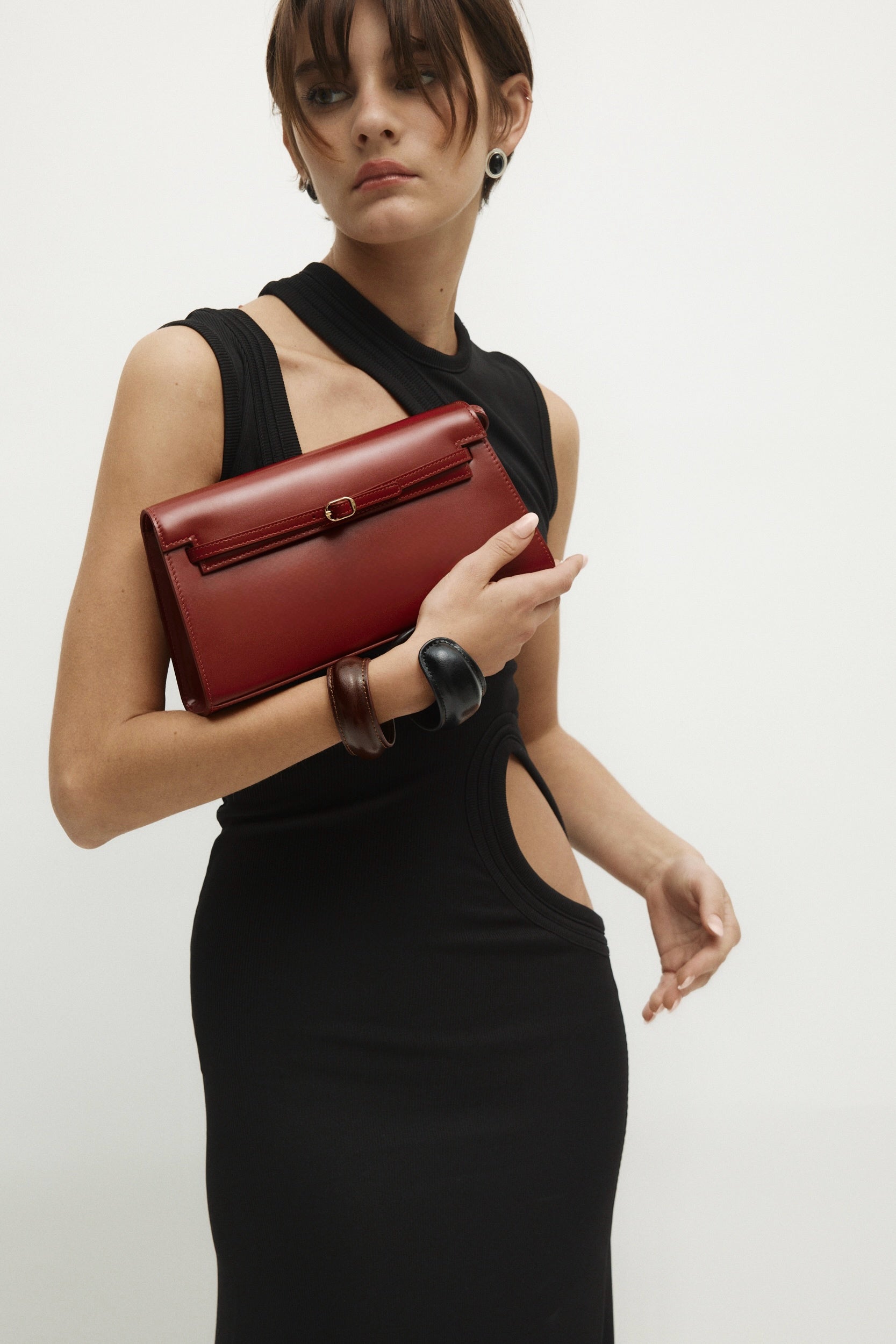 Dark Cherry Shoulder Bag