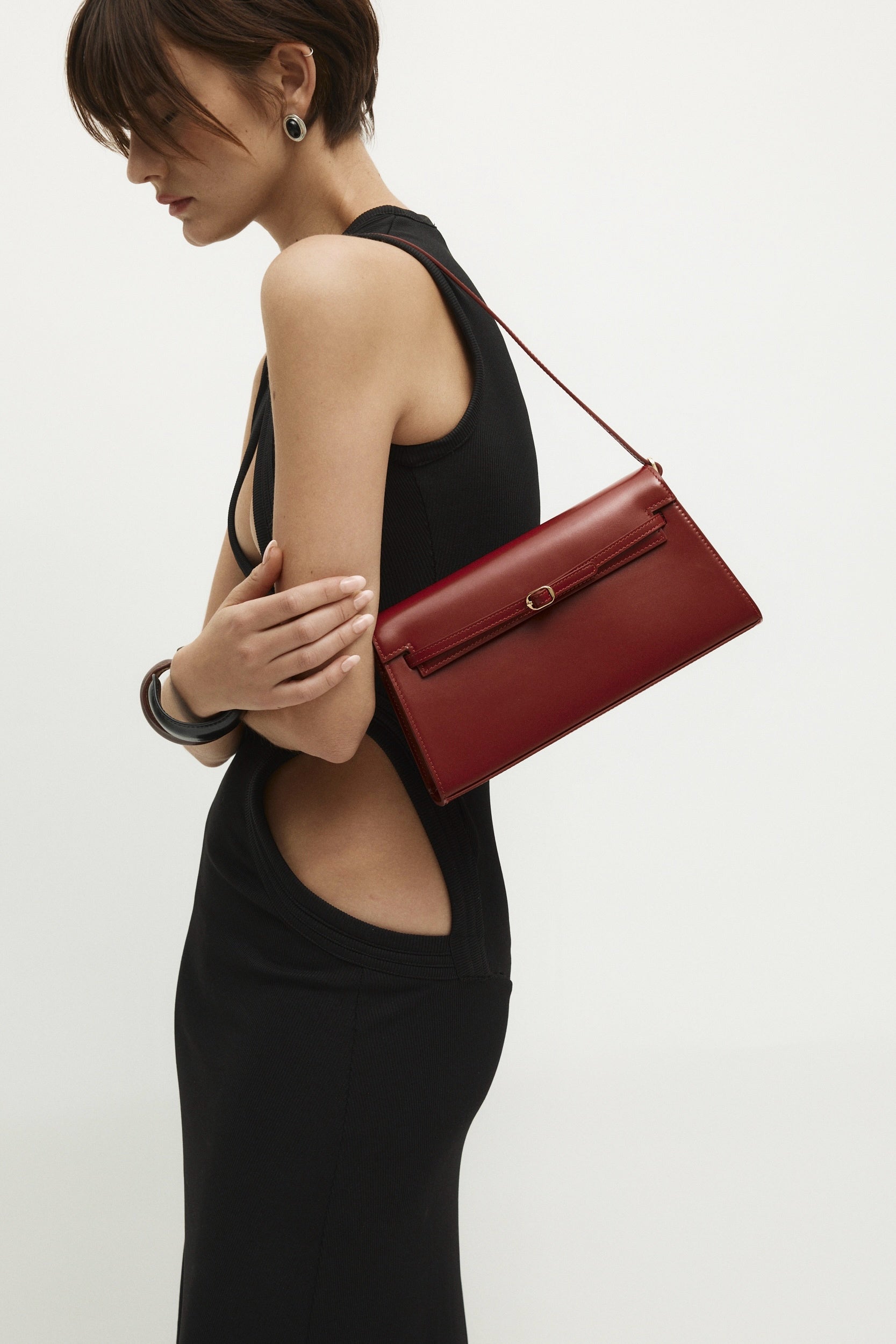 Dark Cherry Shoulder Bag