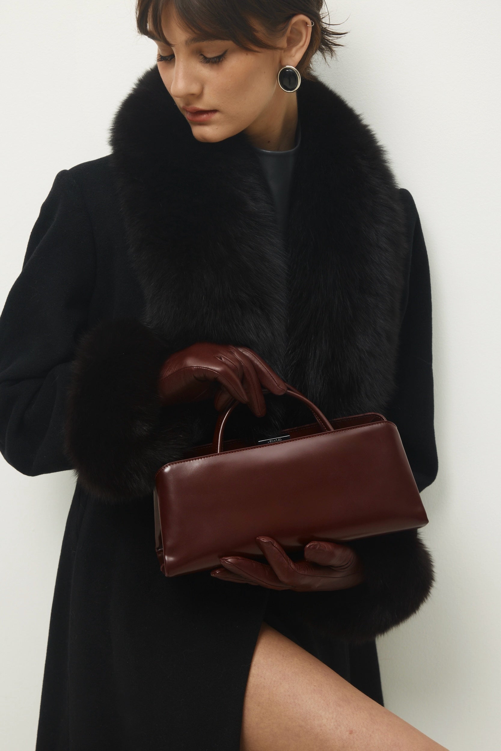 Burgundy Éclair Bag (Pre-Order Only)