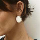Ivory Orb Earrings