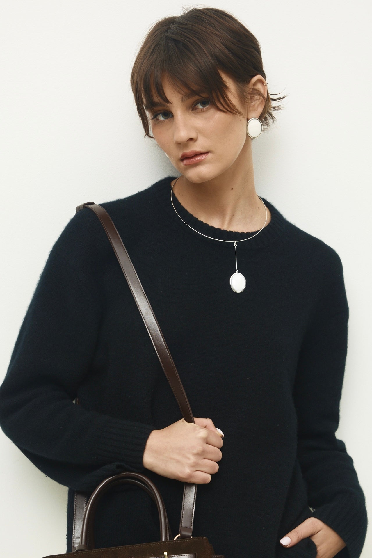 Ivory Orb Drop Choker