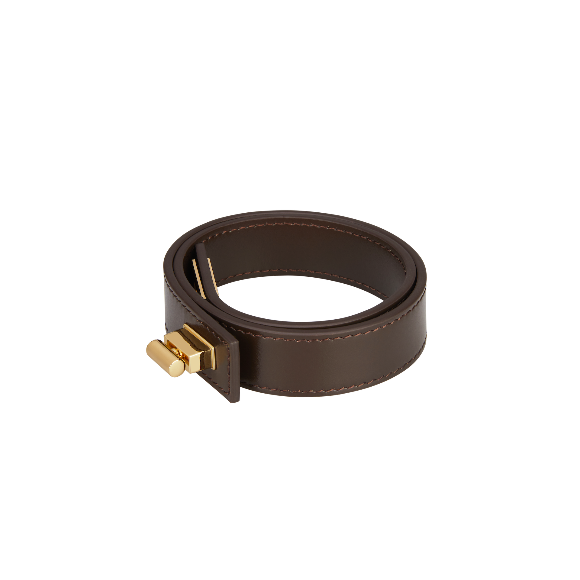 Mini Gold Chocolate Hobo Shoulder Handbag strap