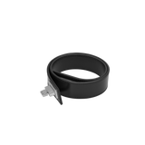 A Silver Black Hobo Shoulder Handbag strap