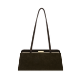 Espresso Suede Éclair Bag